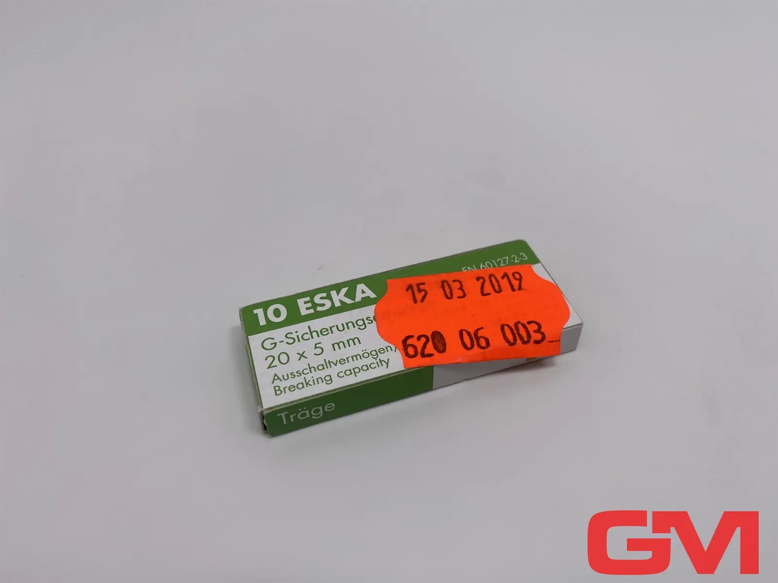 Produktfoto 1 von VE 10x ESKA G-Sicherungseinsatz 522.520 Cartridge Fuse 5x20mm 2A 522.500
