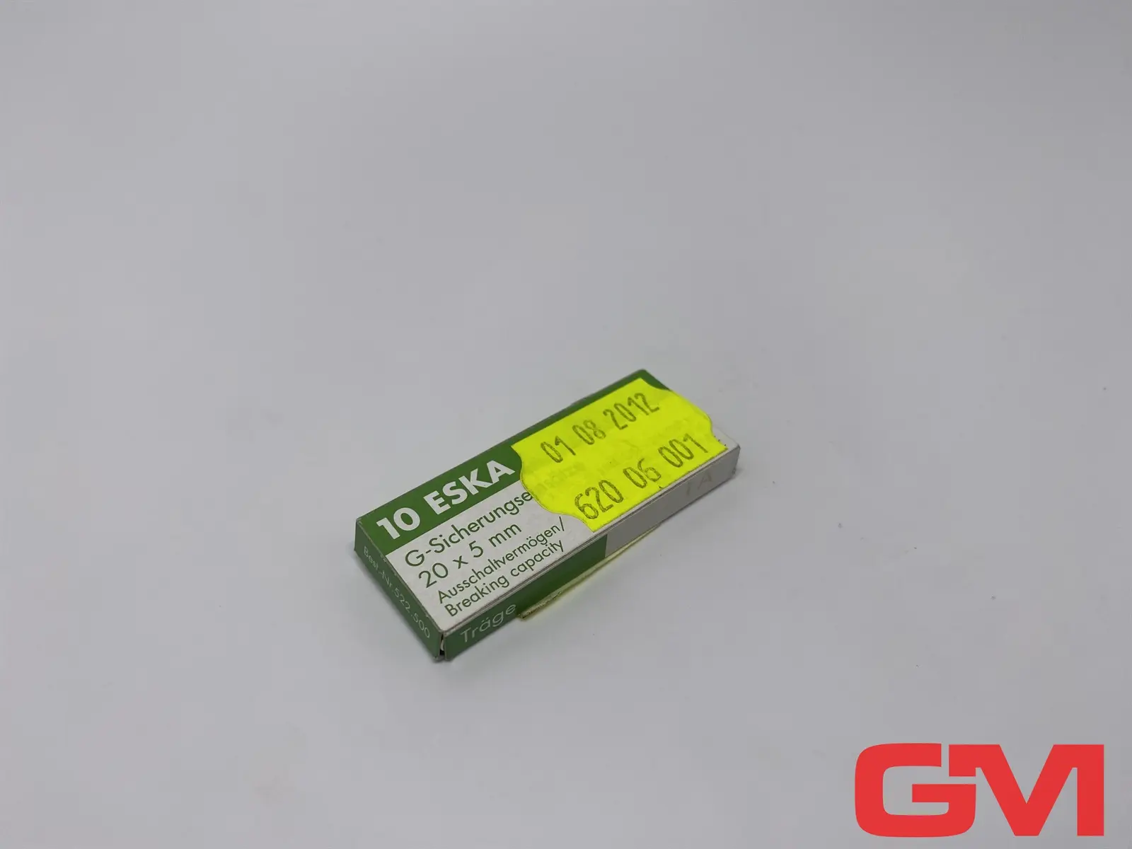 VE 10x ESKA G-Sicherungseinsatz 522.517 Cartridge Fuse 5x20mm 1A 522.500