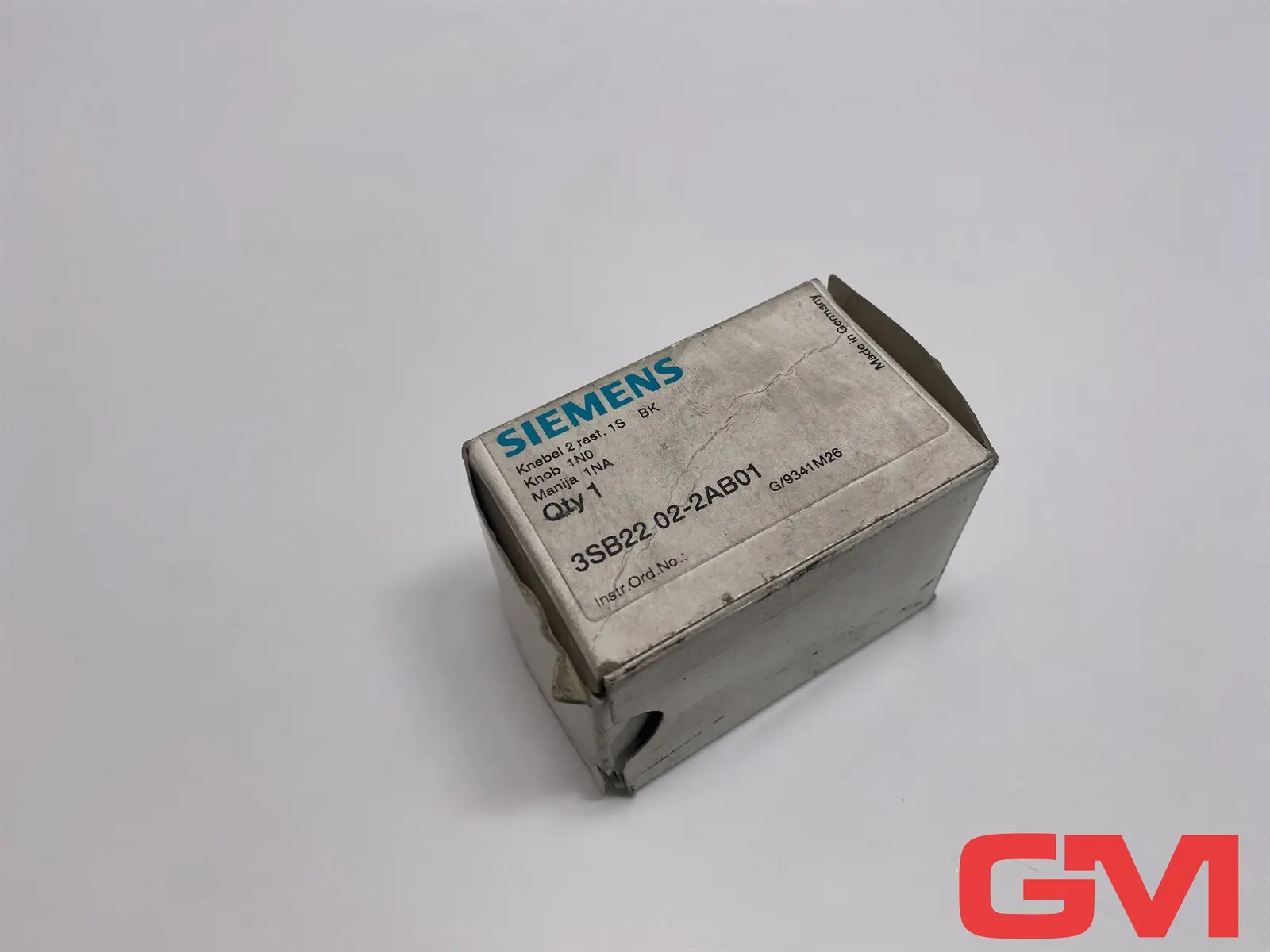Produktfoto 1 von Siemens Knebelschalter 1S 3SB2202-2AB01 knob 1NO rund Kunststoff schwarz