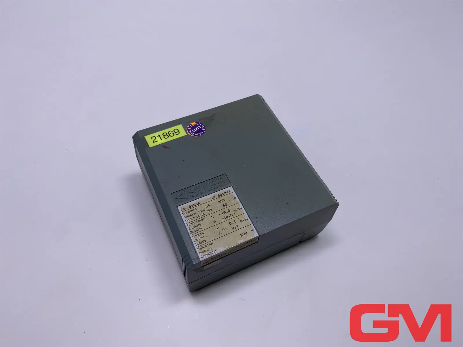 Produktfoto 1 von Kistler Piezoelektrisch Drucksensor 6125A pizoelectric pressure sensor 0-250bar