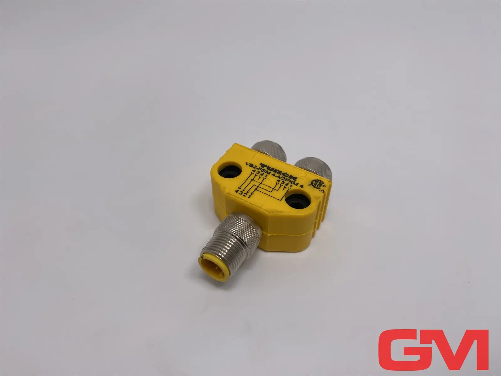 Produktfoto 1 von Turck Y-Verteiler VB2-FSM4.4/2FKM4 2-Way Splitter 6930560 Y-Splitter Zweifach