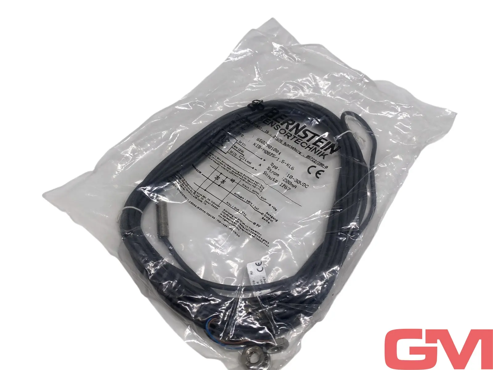 Produktfoto 1 von Bernstein Näherungsschalter KIB-M08PS/1,5-KL6 proximity switch 6502901004