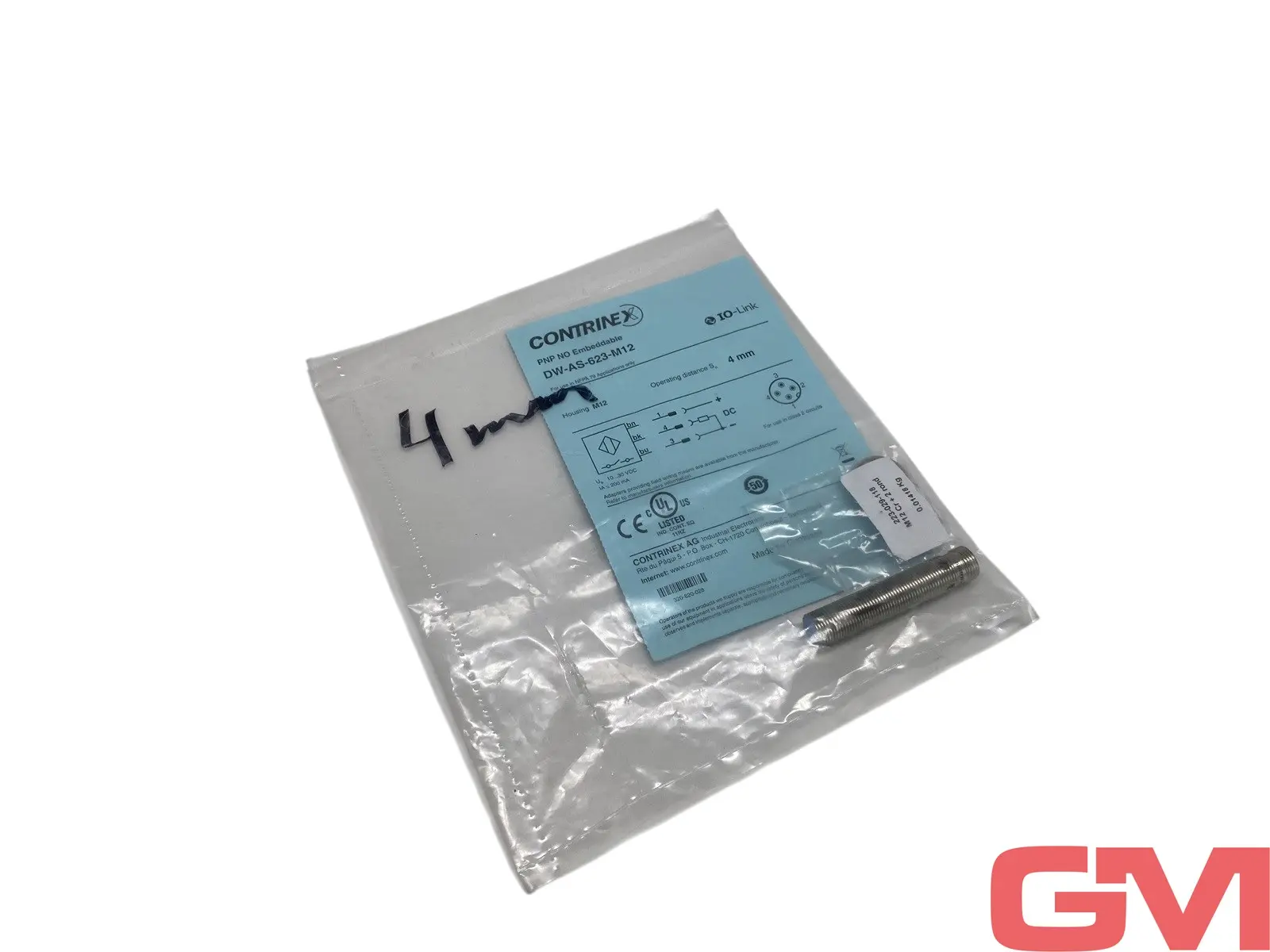 Produktfoto 1 von Contrinex Induktiver Näherungsschalter DW-AS-623-M12 proximity switch