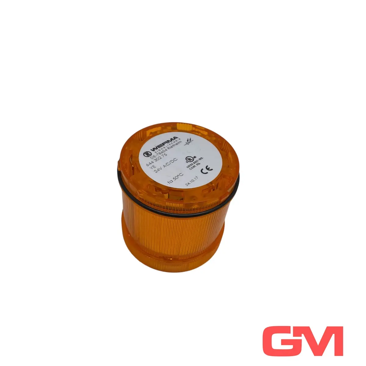 Werma Dauerlichtelement 644 302 75 light element 24V AC/DC 64430275 orange