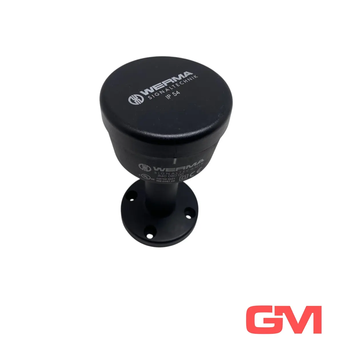 Produktfoto 1 von Werma Anschlusselement mit Sockel RM12-230VAC/DC BK terminal element 84008000