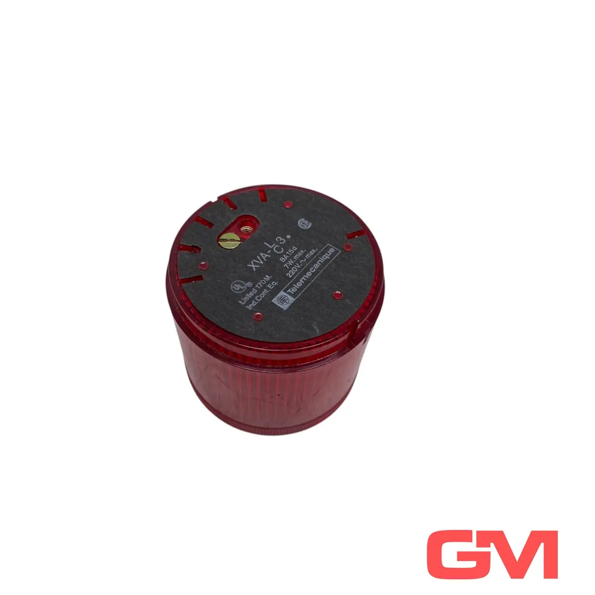 Produktfoto 1 von Telemecanique Signalleuchte XVA-LC3 rot 220VAC signal light red BA15d 7W