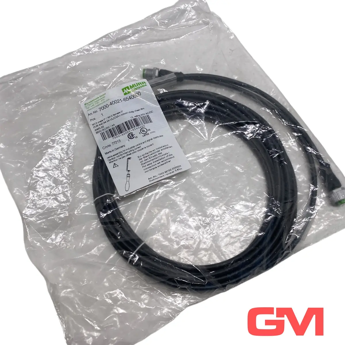 Produktfoto 1 von Murr elektronik Verbindungskabel 7000-40021-6540600 connecting cable 6m