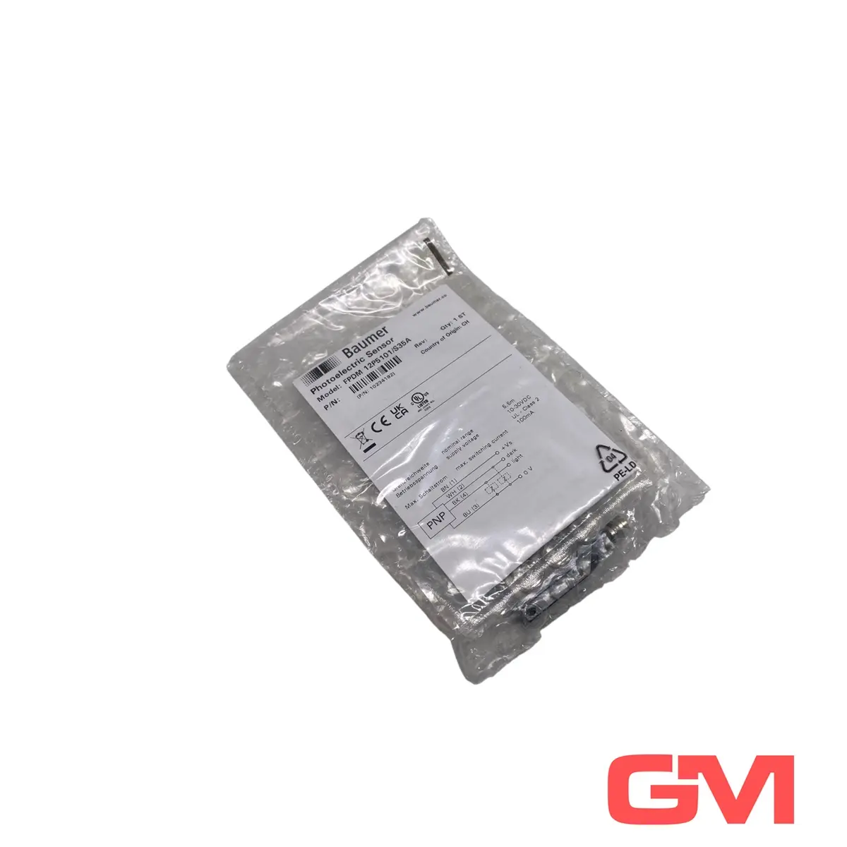 Produktfoto 1 von Baumer Lichttaster FPDM 12P5101/S35A photoelectric sensor 10234192