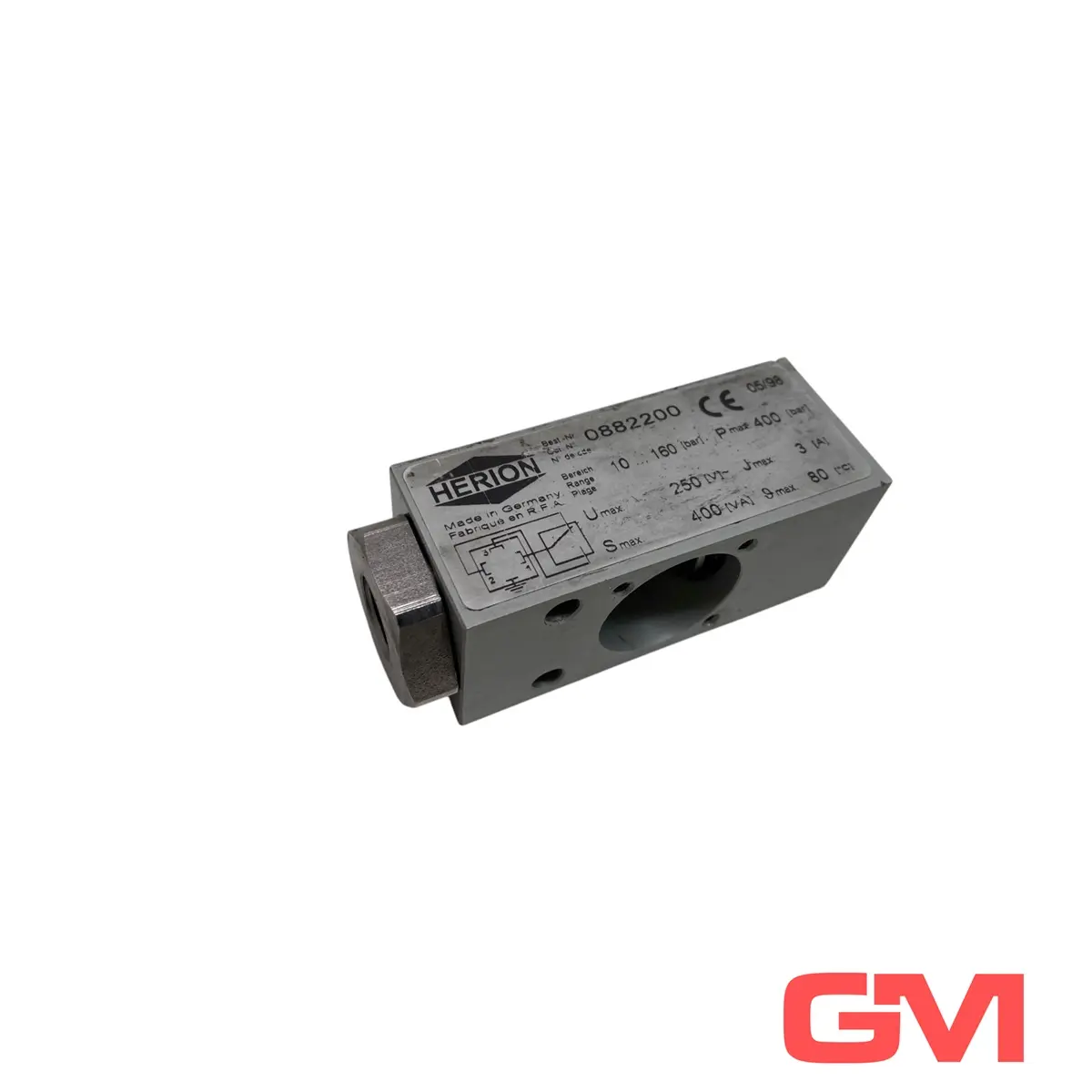 Produktfoto 1 von Herion Hydraulik-Druckschalter 0882200 hydraulic pressure switch G1/4 10-160bar