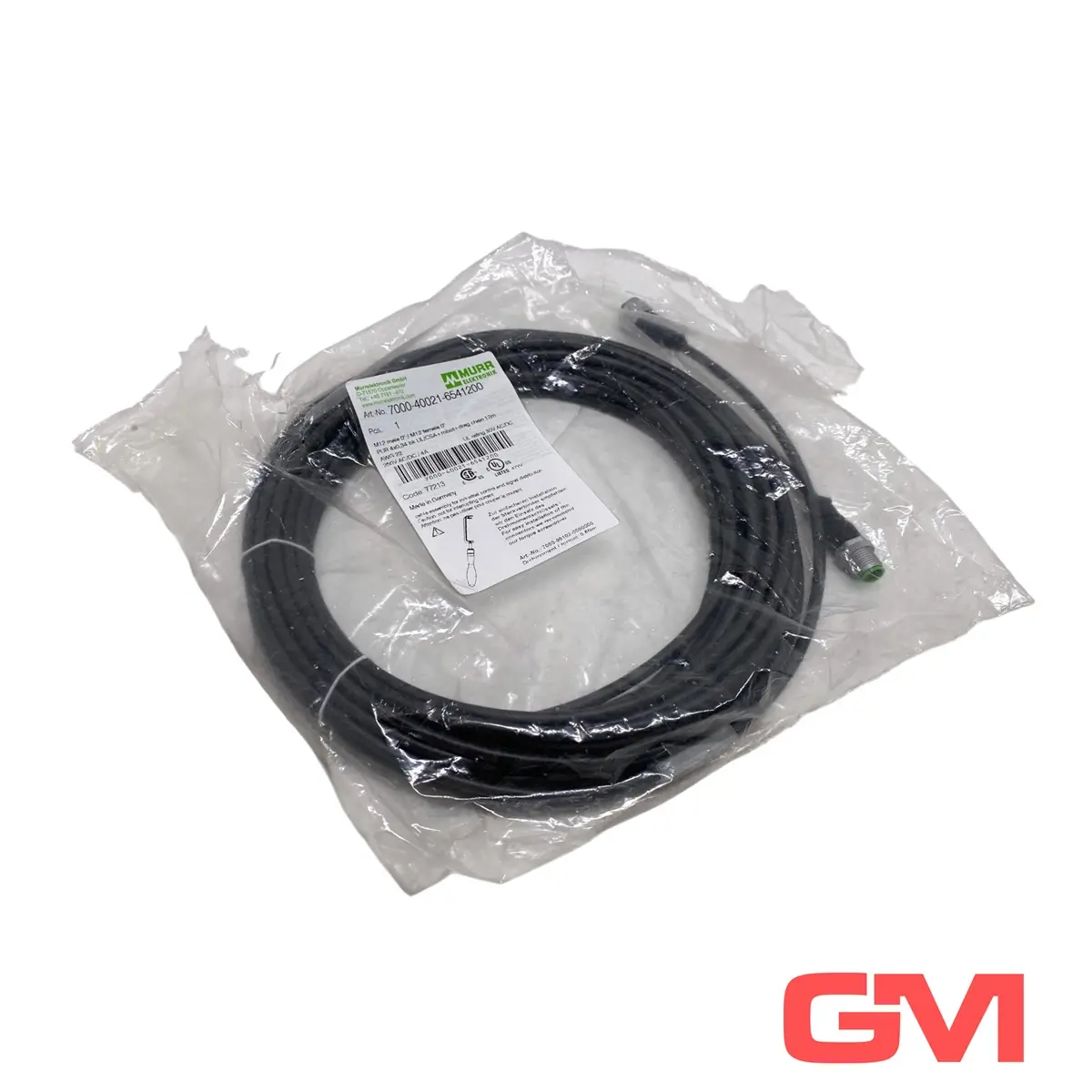 Produktfoto 1 von Murr elektronik Verbindungskabel 7000-40021-6541200 connecting cable M12 – M12