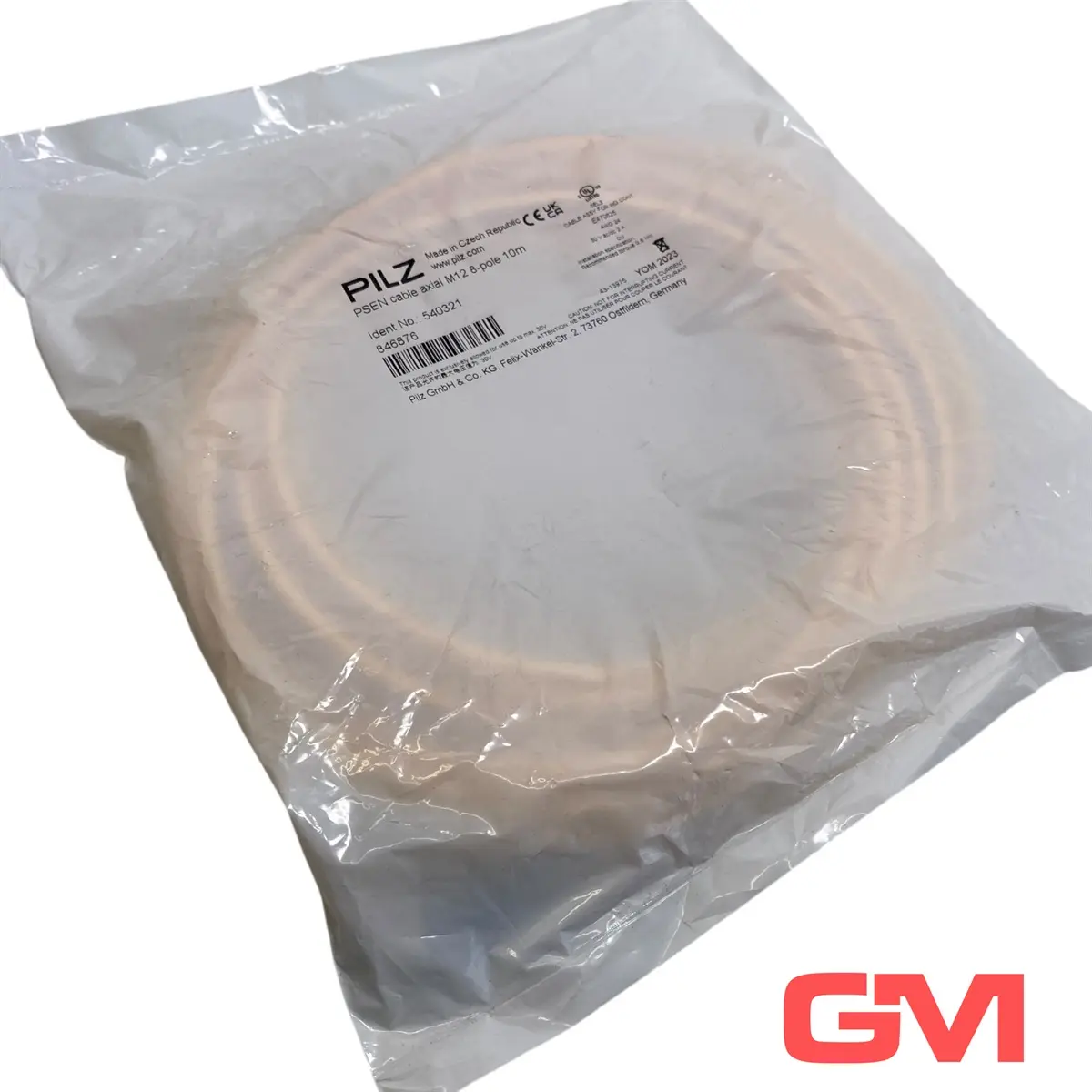 Produktfoto 1 von Pilz Verbindungsleitung PSEN cable axial M12 8-pole 10m 540321 connecting cable