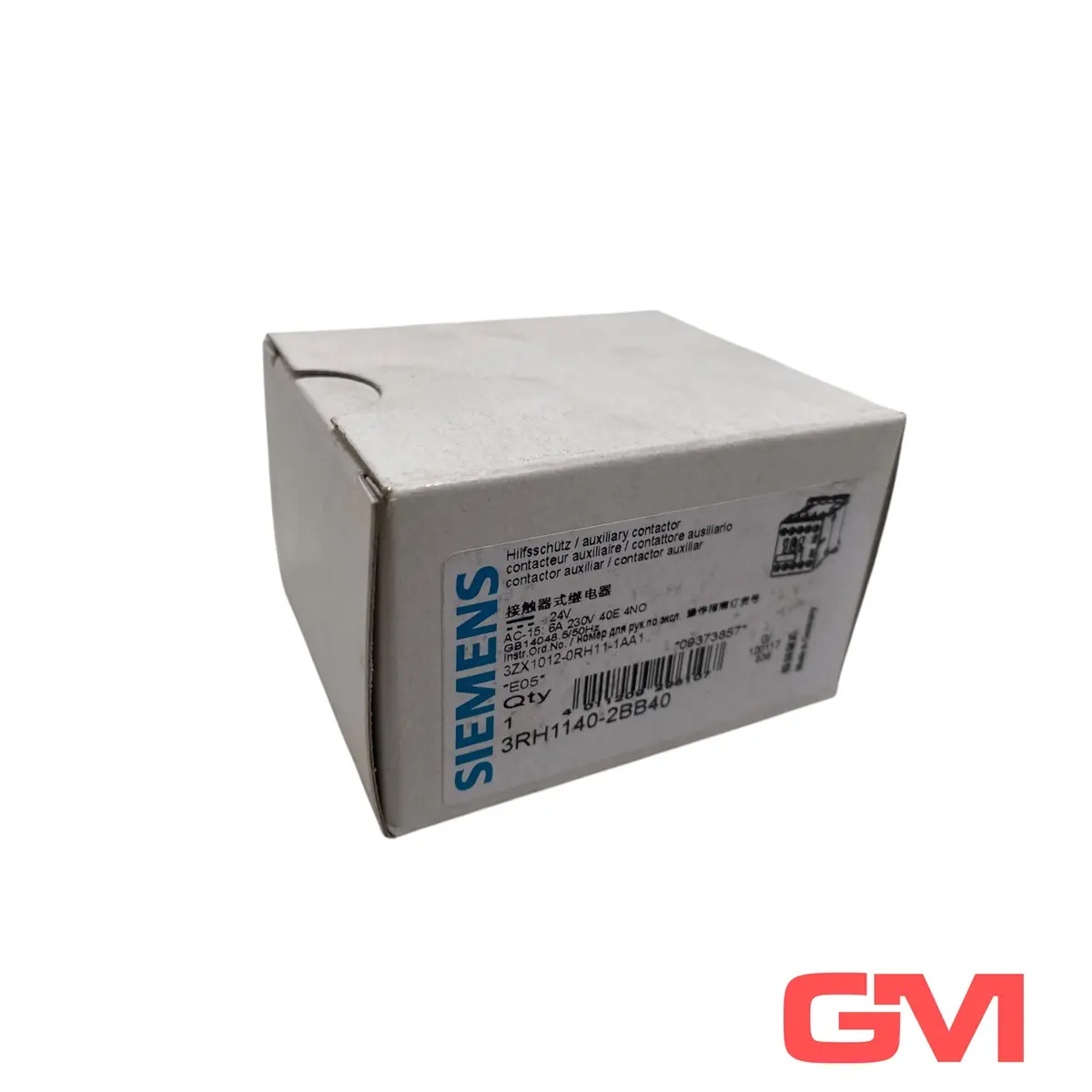 Produktfoto 1 von Siemens Hilfsschütz 3RH1140-2BB40 Auxiliary Contactor Relay 24V DC 4NO