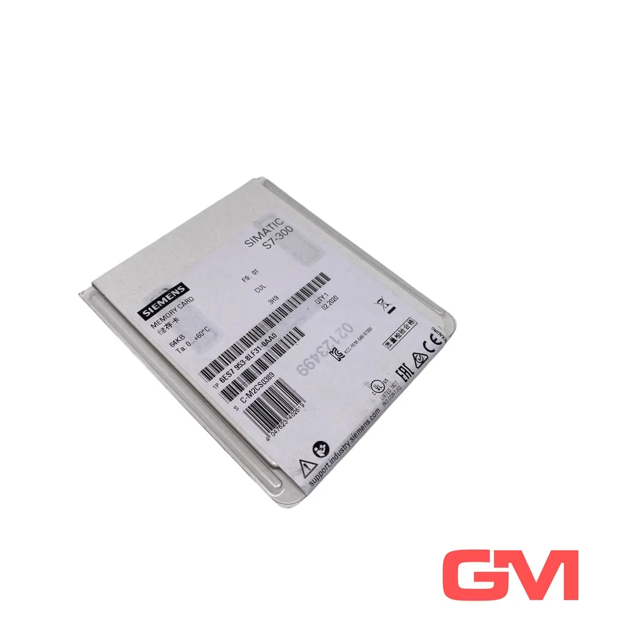 Produktfoto 1 von Siemens Speicherkarte 6ES7953-8LF31-0AA0 64kB micro memory card FS:01