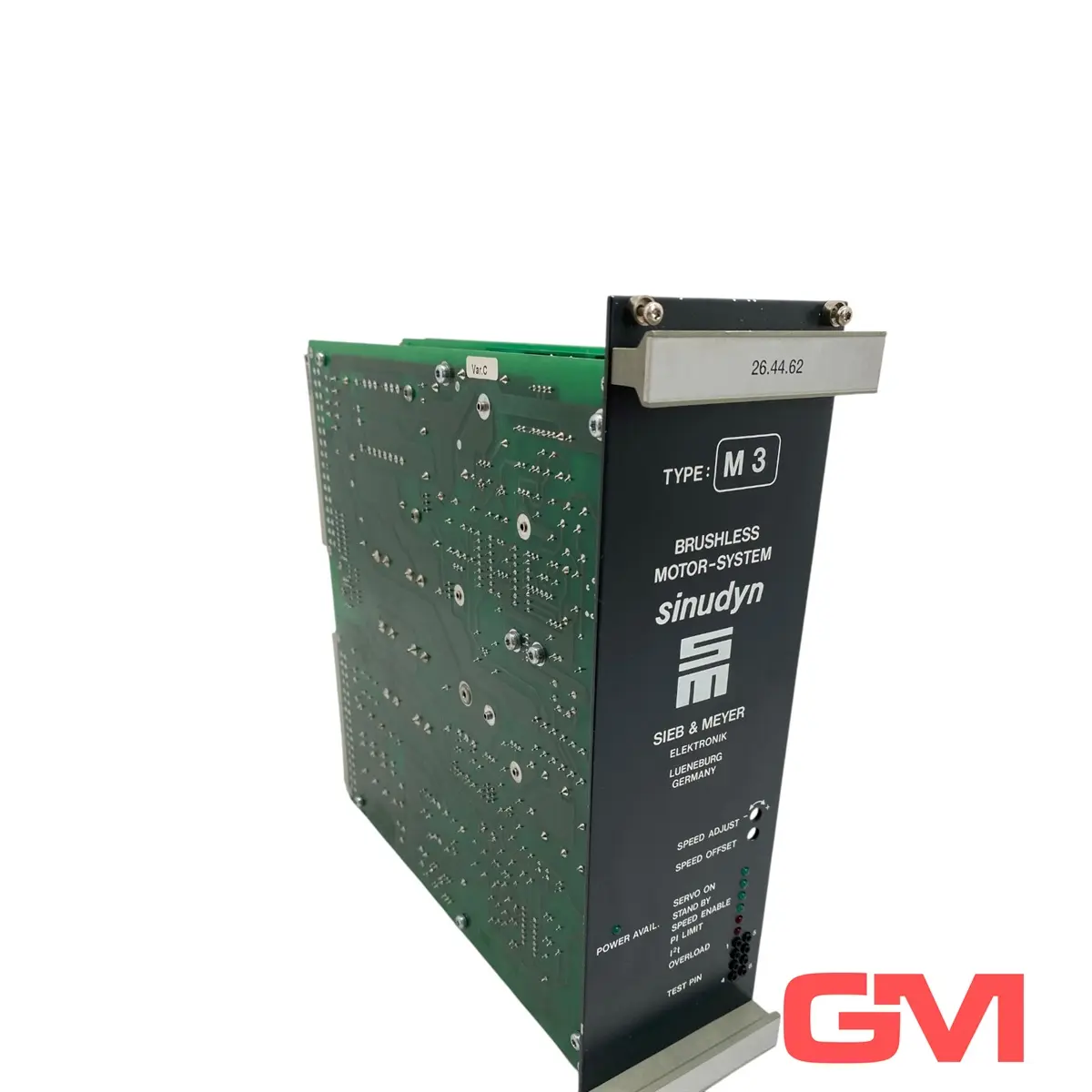 Produktfoto 1 von Sieb & Meyer Servoregler sinudyn M3 26.44.62 AC-Servo Drive 26.44.0016.3