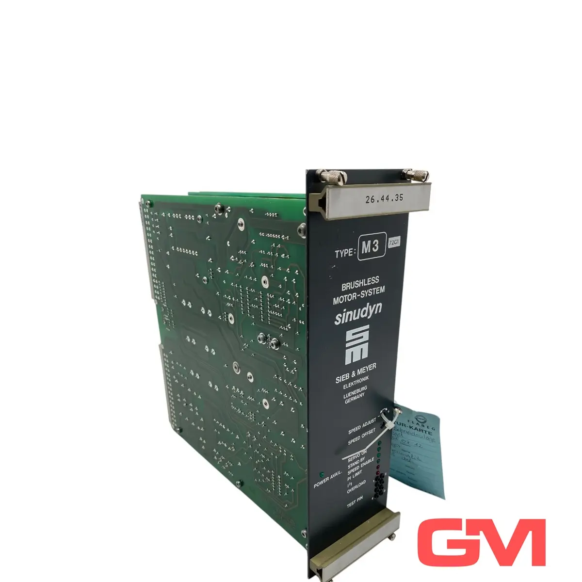 Produktfoto 1 von Sieb & Meyer Servoregler sinudyn M3 72G1 26.44.35 72H1 AC-Servo 26.44.0016.3