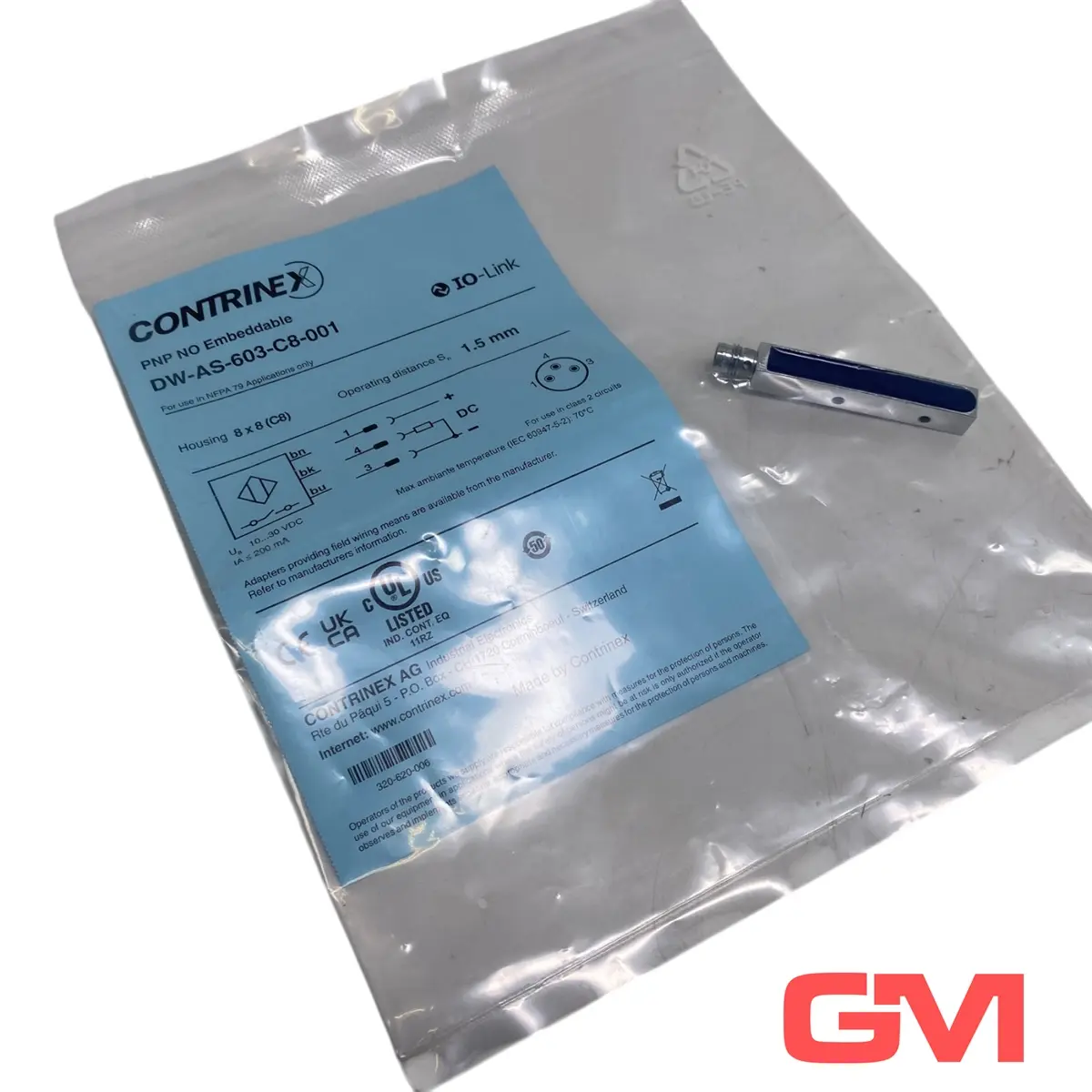 Produktfoto 1 von Contrinex Näherungsschalter DW-AS-603-C8-001 proximity switch 320-620-006