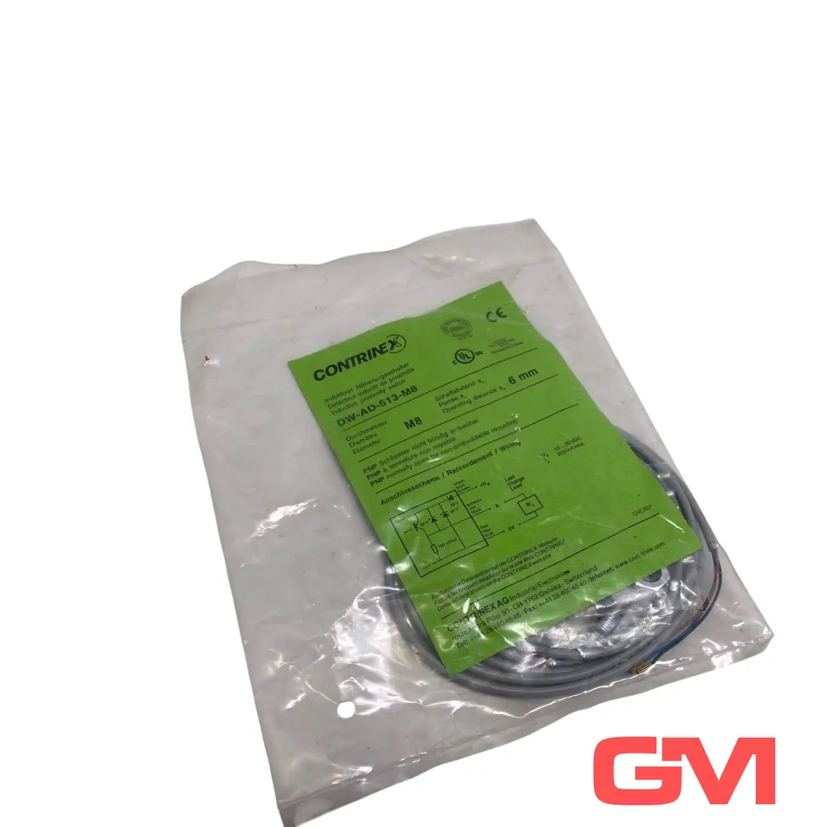 Produktfoto 1 von Contrinex Induktiver Näherungsschalter DW-AD-513-M8 proximity switch