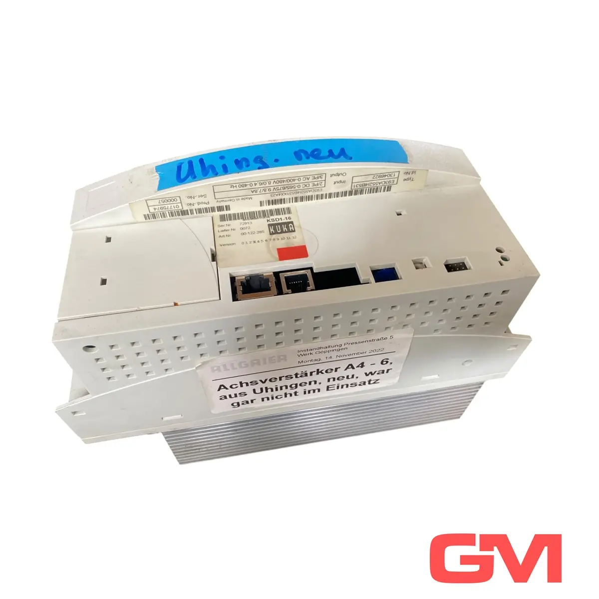 Produktfoto 1 von KUKA Servomodul KSD1-16 00-122-285 Servo Drive Module E93DA552I4B531 Version 3