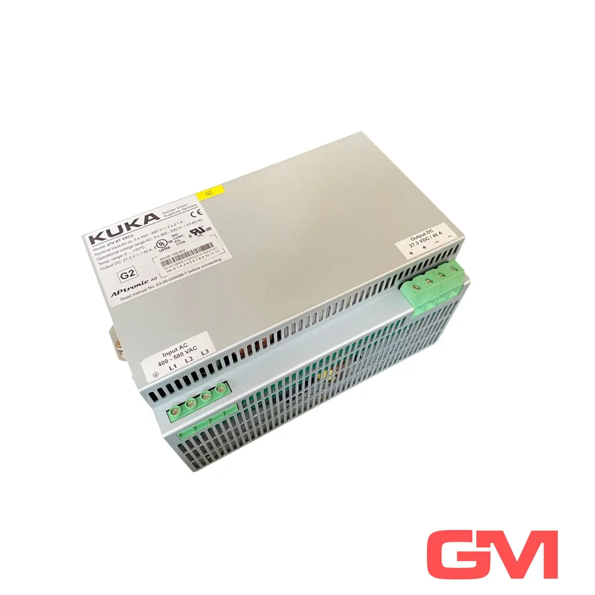 Produktfoto 1 von Kuka Roboter Netzteil 27V NT KRC2 power supply 00-106-802 Version 02