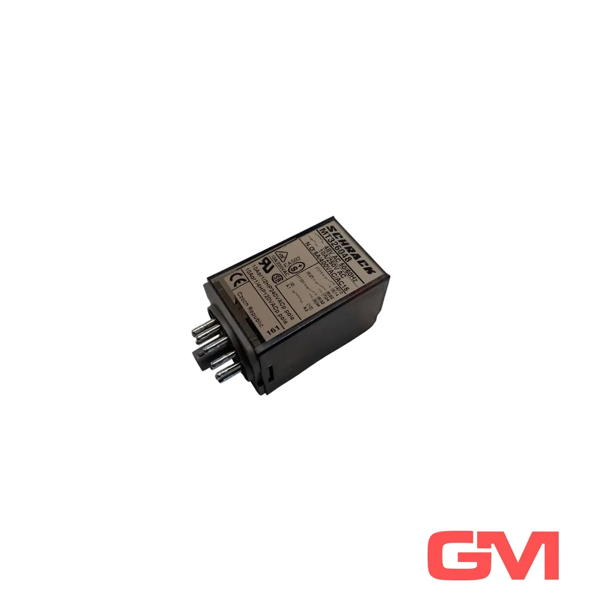 Schrack Steckrelais MT326048 plug-in relay 48VAC 10A 3PDT