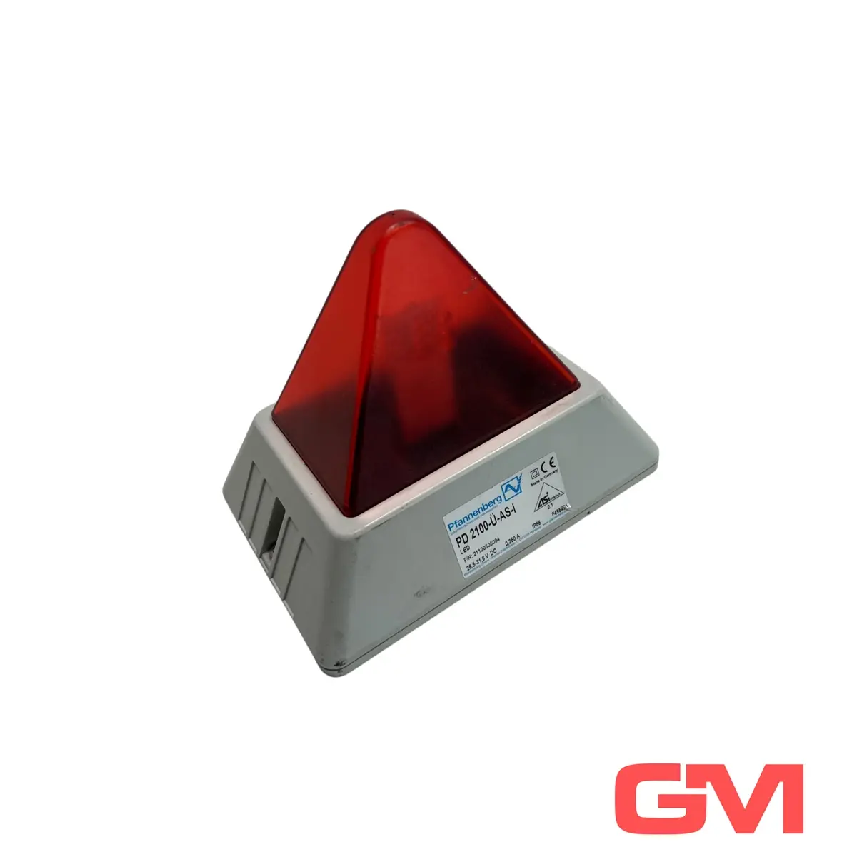 Produktfoto 1 von Pfannenberg LED-Dauerleuchte PD 2100-Ü-AS-i LED continuous light 21120505004 rot