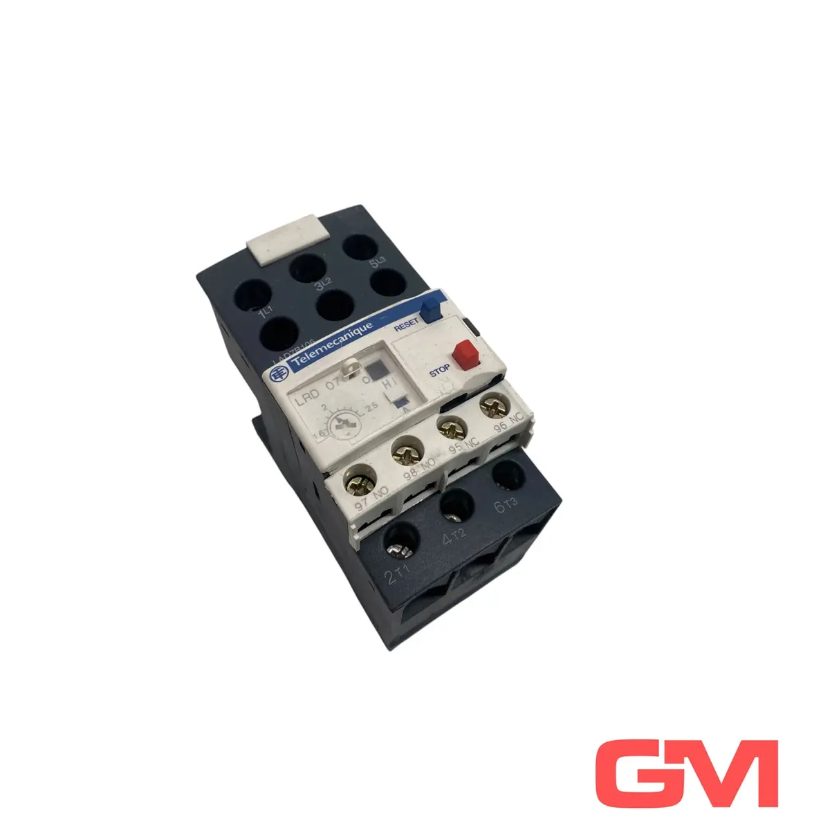 Produktfoto 1 von Telemecanique Motorschutzrelais LRD07 relay 1,6-2,5A + LAD7B106