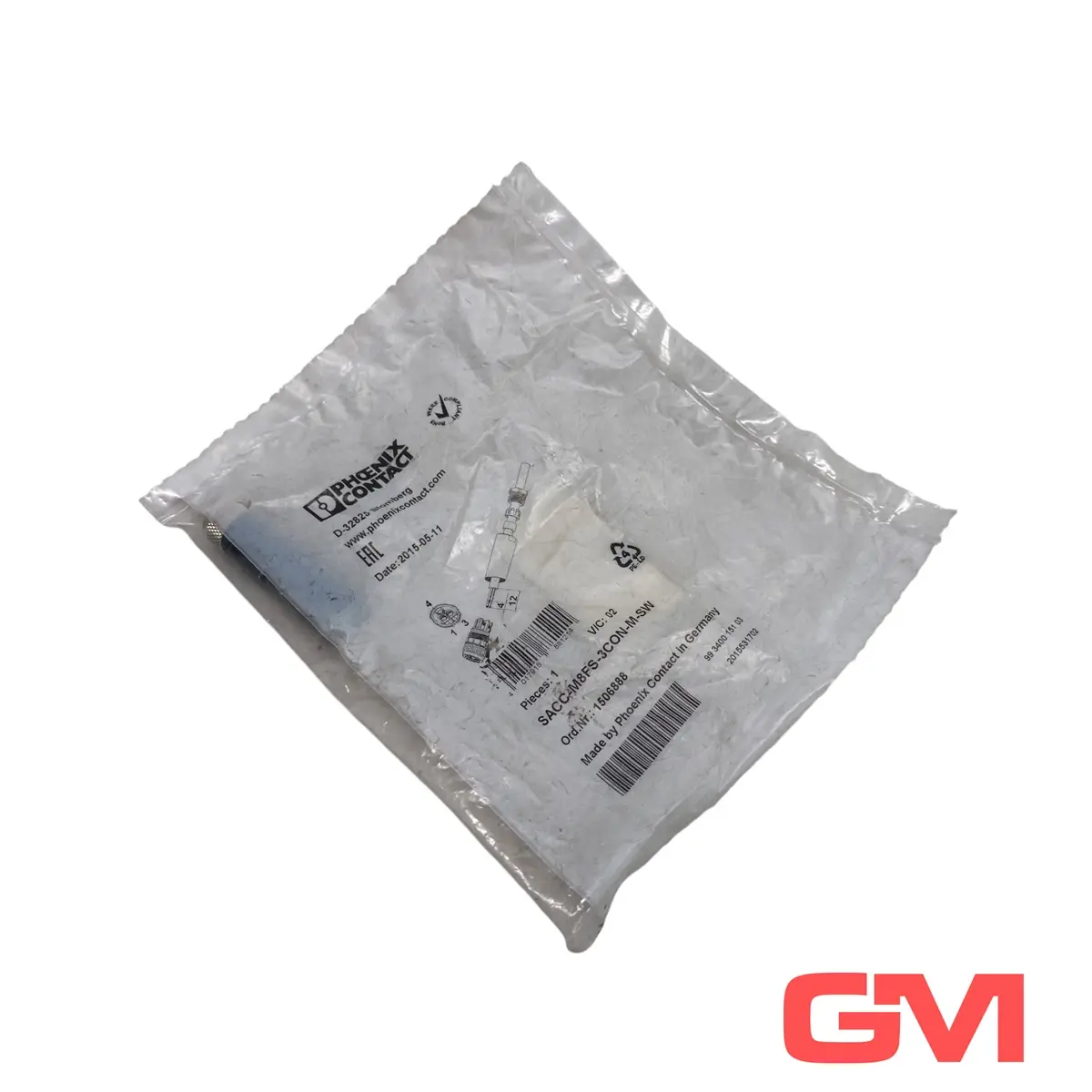 Produktfoto 1 von Phoenix Contact Steckverbinder SACC-M 8FS-3CON-M-SW connector 1506888