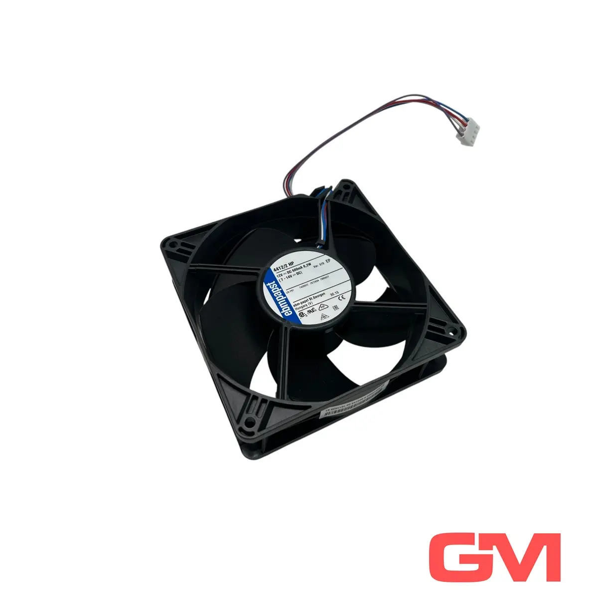 Produktfoto 1 von ebm-papst Axiallüfter 4412/2 HP Var. 570 axial fan 12VDC 680mA 8,2W
