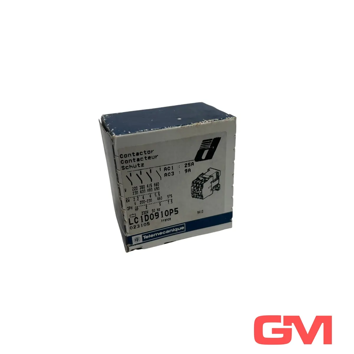 Produktfoto 1 von Telemecanique Schütz LC1D0910P5 contactor 230V 50Hz 1NO Schützrelais