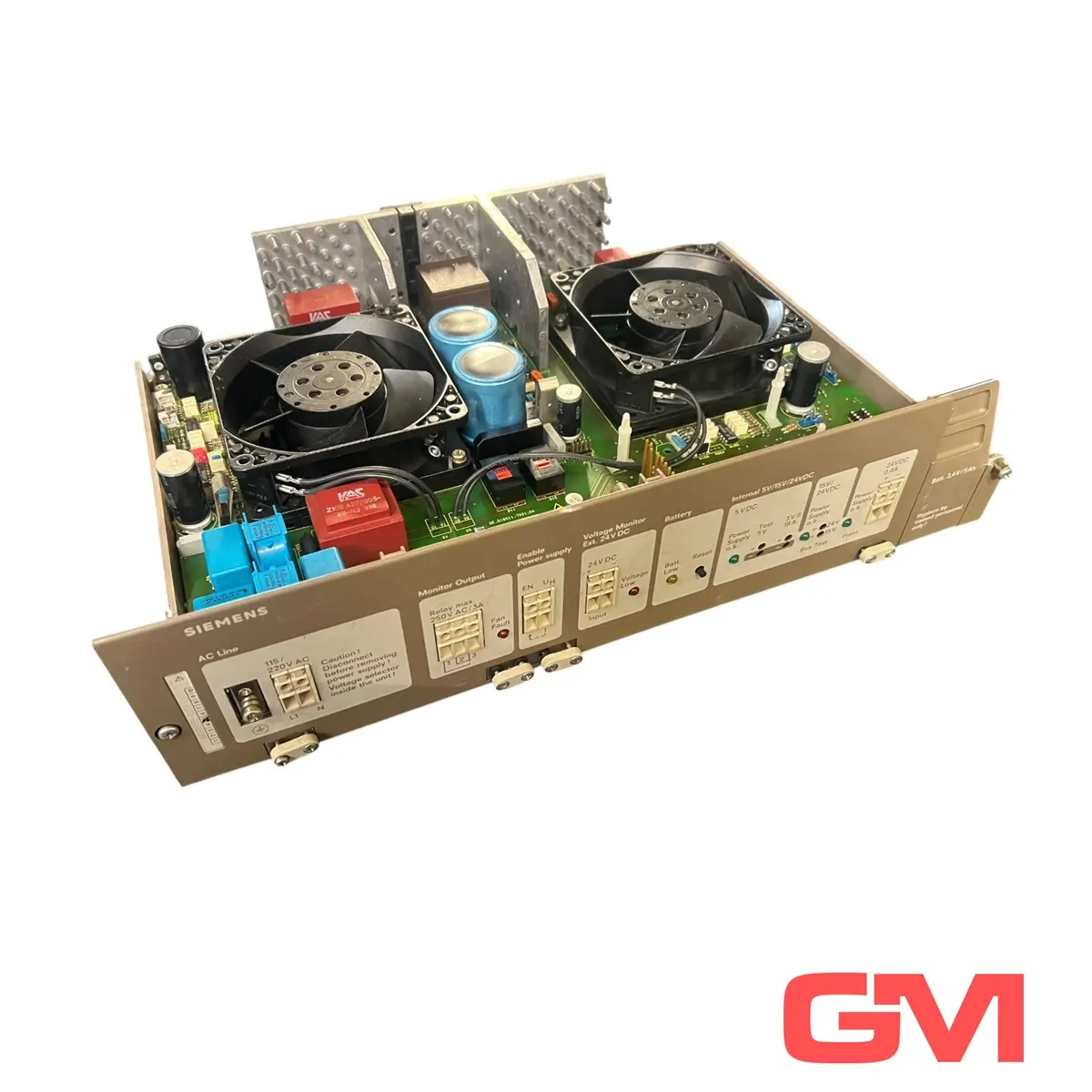 Produktfoto 1 von Siemens Stromversorgung 6ES5955-3LC14 Power Supply S5 Simatic E05 beschädigt
