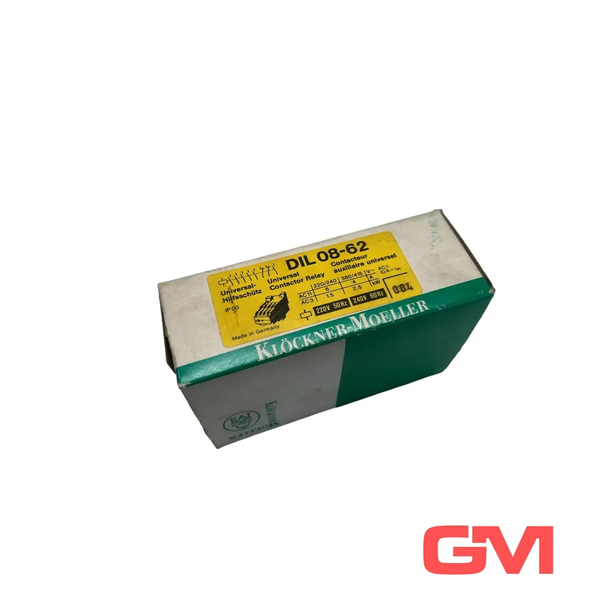 Produktfoto 1 von Klöckner Moeller Hilfsschütz DIL 08-62 contactor relay 220V50Hz 240V60Hz