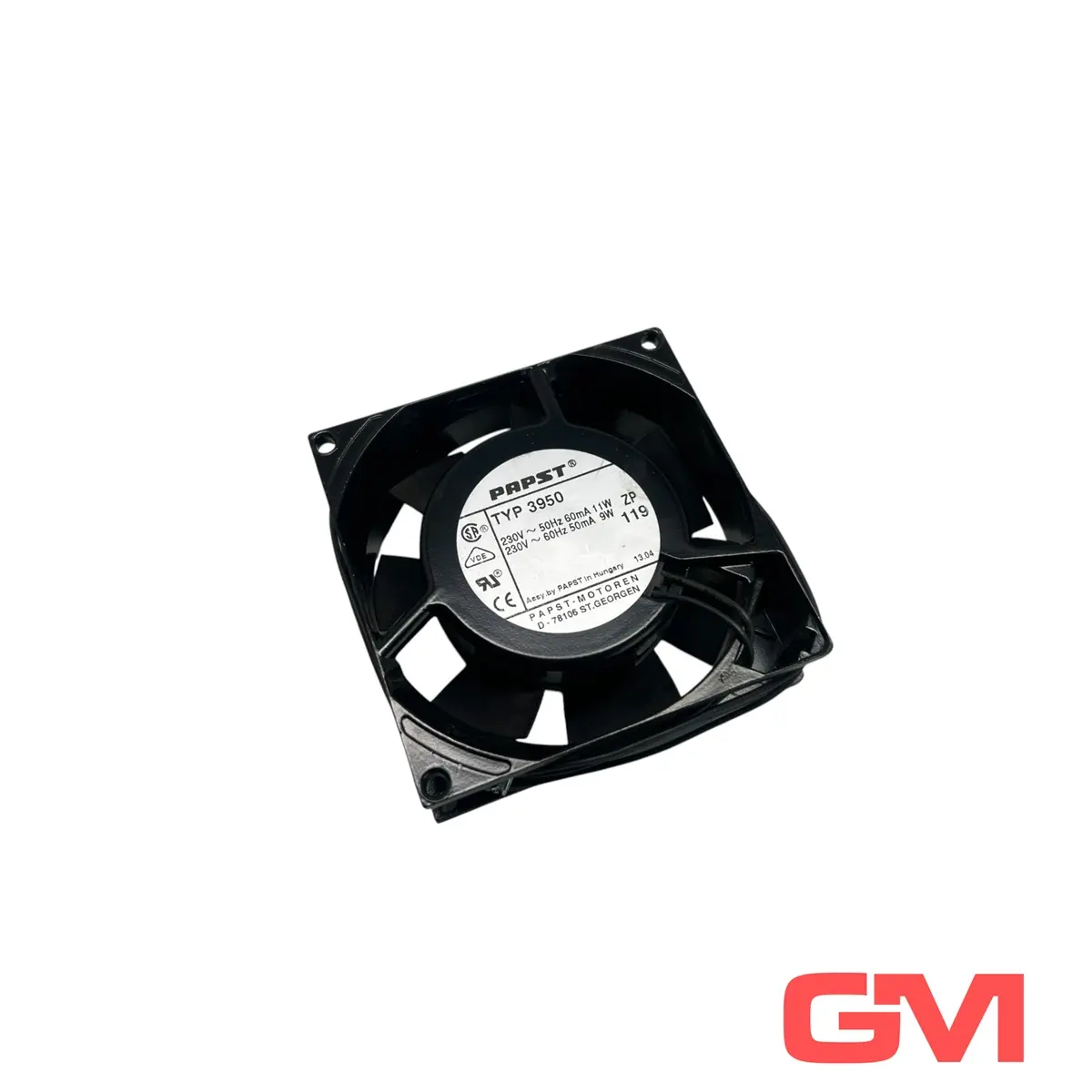 Produktfoto 1 von Papst AC-Axiallüfter 3950-119 AC axial fan 230VAC 50/60Hz 3950 Var. 119