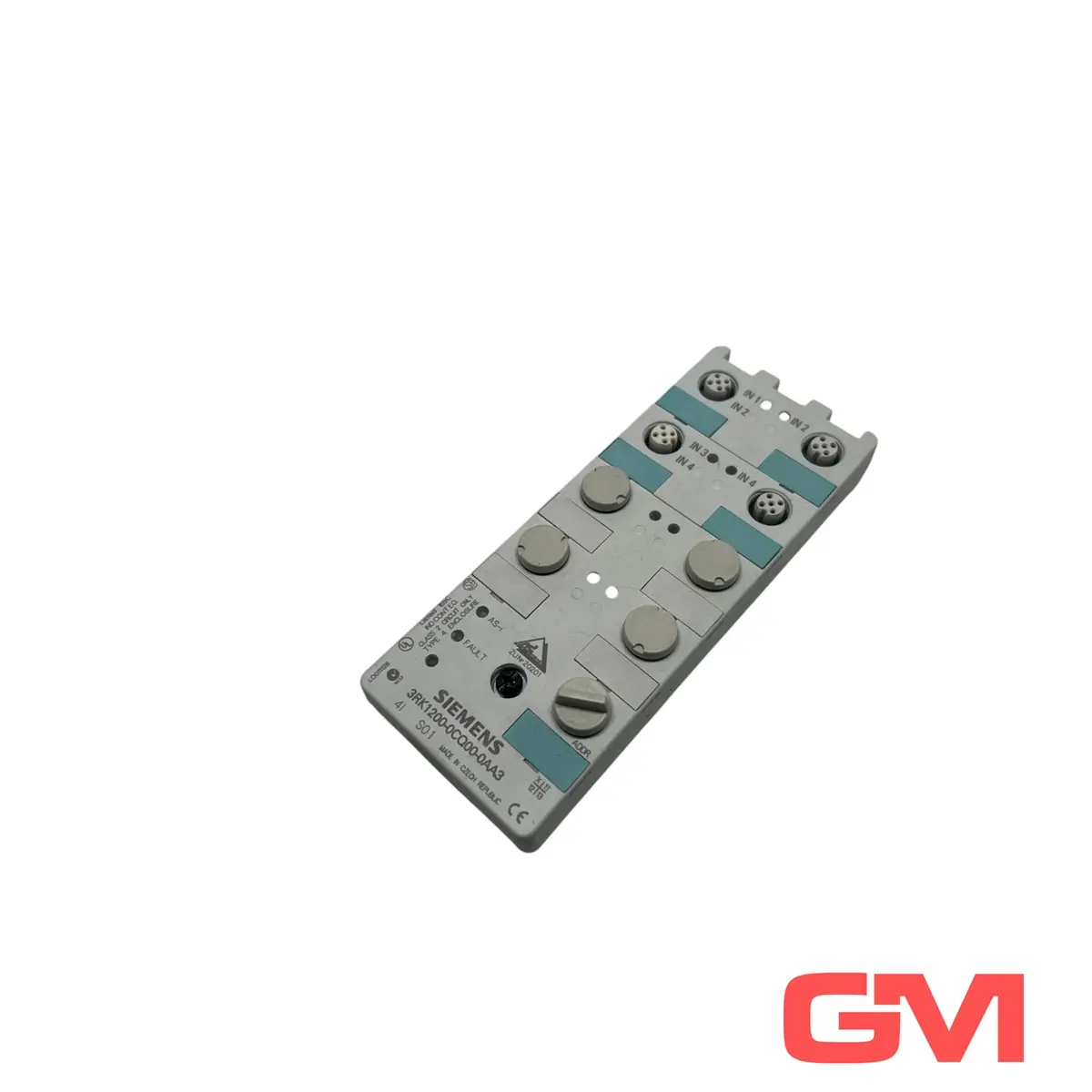 Produktfoto 1 von Siemens Kompaktmodul 3RK1200-0CQ00-0AA3 AS-I compact module K60 4DI E-Stand 10