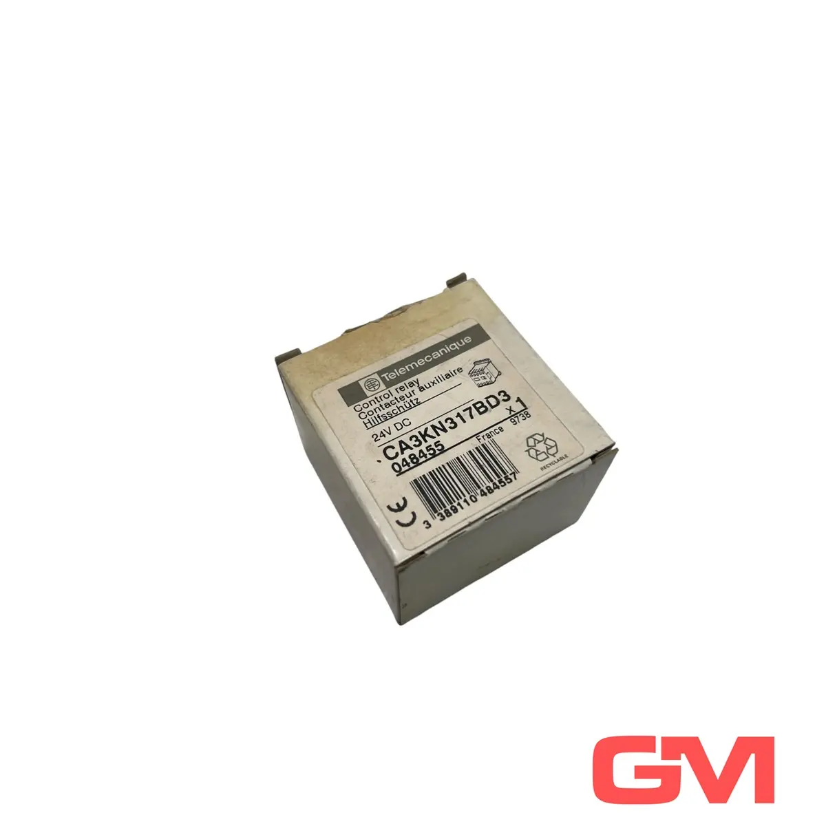 Produktfoto 1 von Telemecanique Hilfsschütz CA3KN317BD3 control relay 24VDC 3NO+1NC 048455
