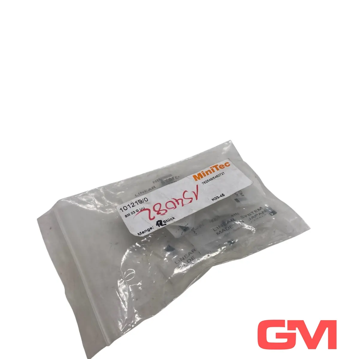 VE 12x MiniTec Linearlager SM 03 G UU Linear ball bearing 10.1219/0 101219/0