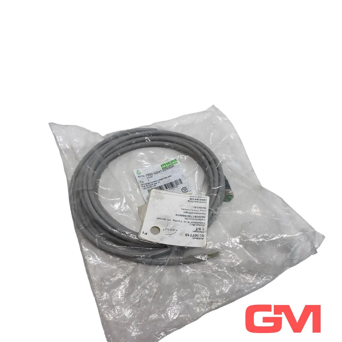 Produktfoto 1 von Murrelektronik Anschlussleitung 7000-12241-2250500 connecting cable M12 Bu. 0°