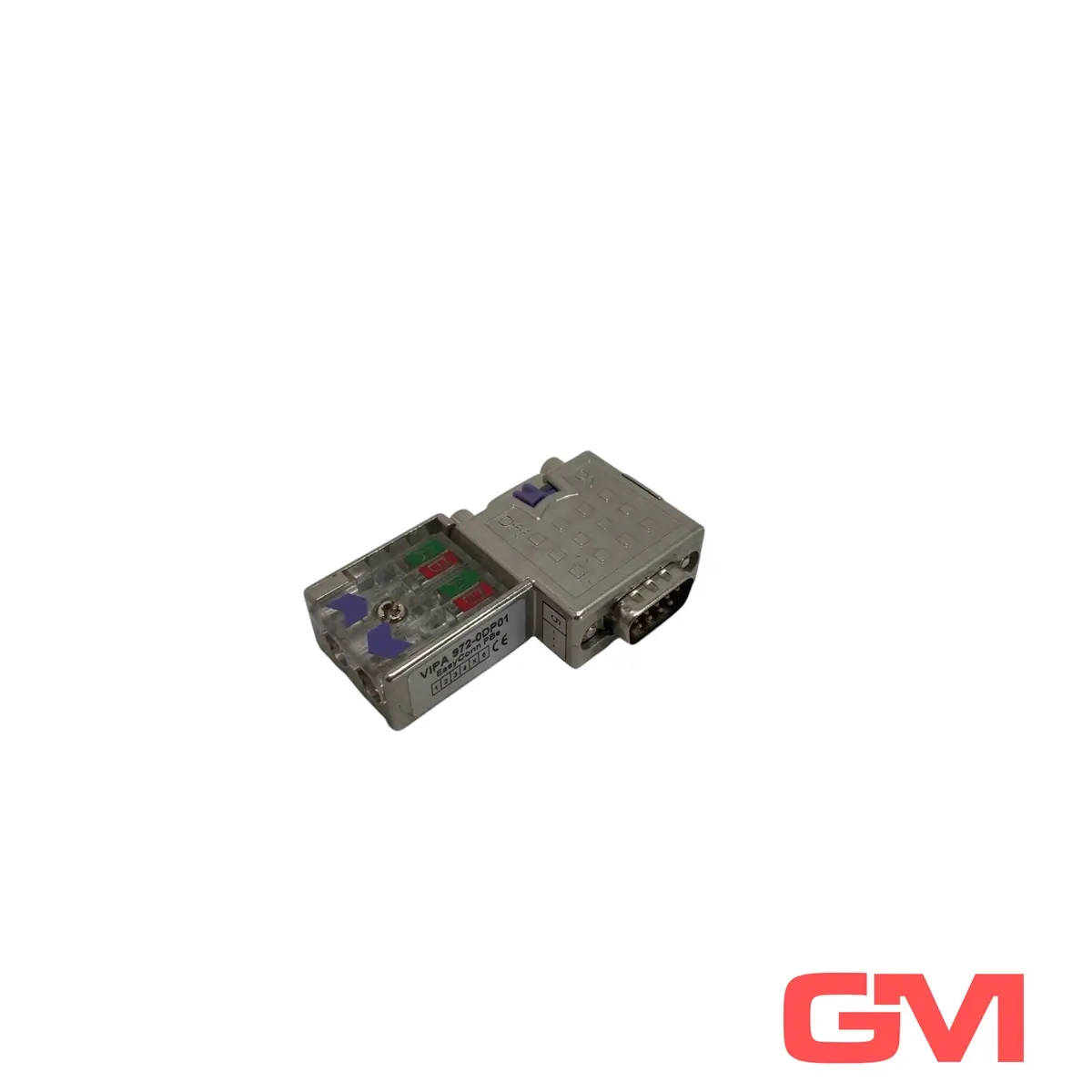 Produktfoto 1 von Vipa Standard PROFIBUS Stecker 972-0DP01 connector plug 90° PG-Buchse