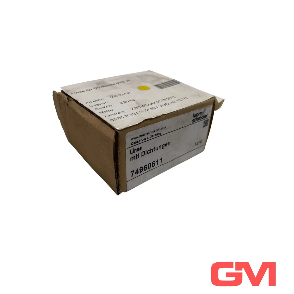 Kromschröder Linse mit Dichtungen 74960611 Lens with seal UVS10