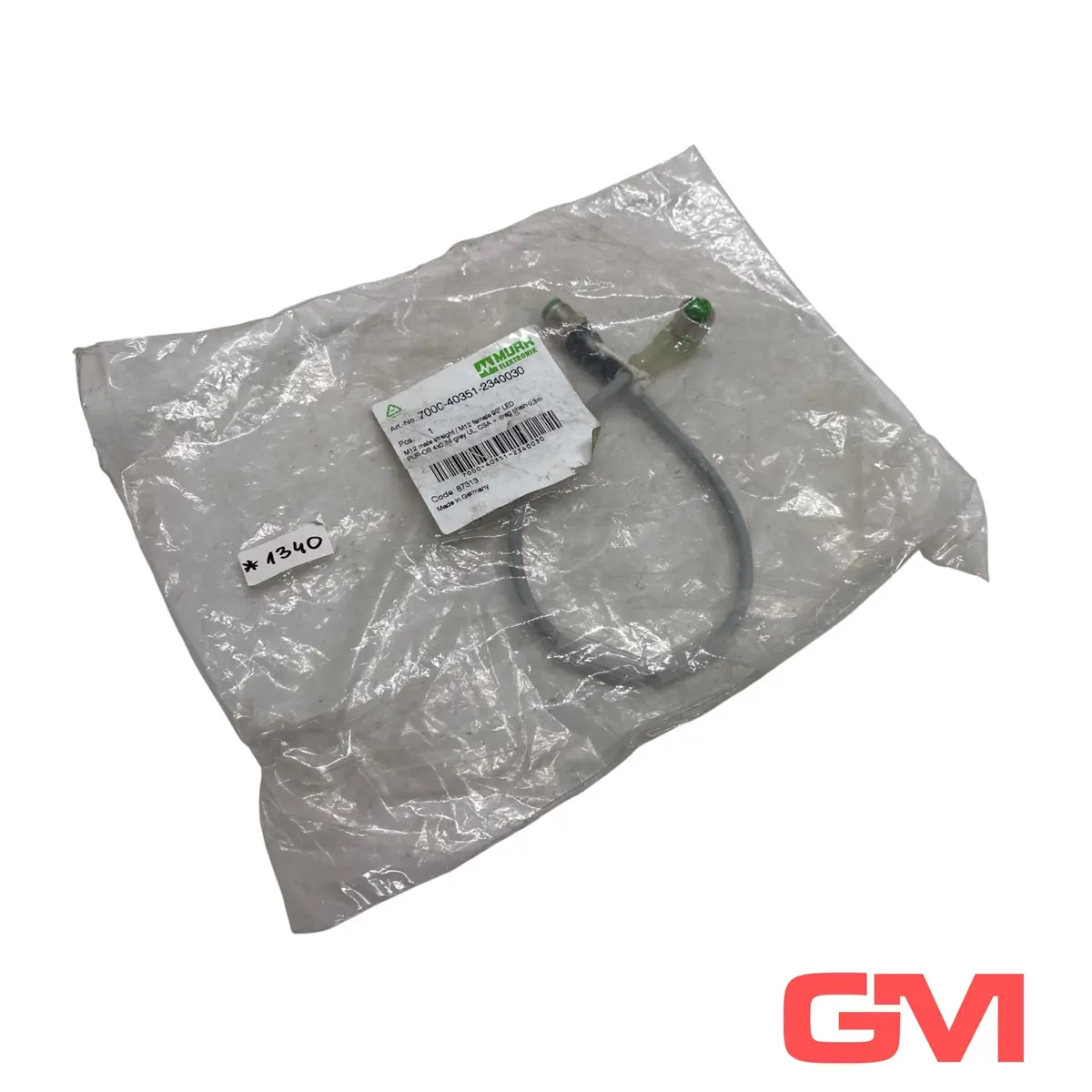 Produktfoto 1 von Murr Elektronik Anschlussleitung 7000-40351-2340030 connecting cable M12