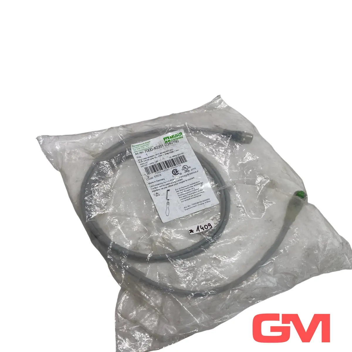 Murr elektronik Leitung 7000-40351-2340150 cable M12 St. 0° / M12 Bu. 90°