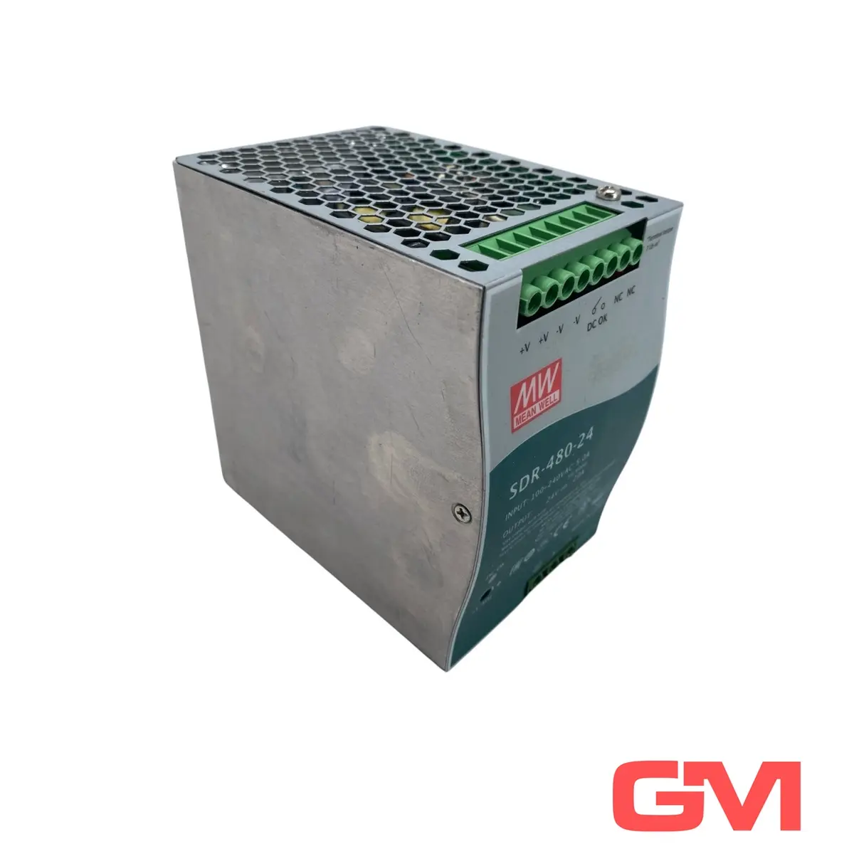 Produktfoto 1 von Mean Well Hutschienen-Netzteil SDR-480-24 power supply 100-240VAC 5.0A 24VDC 20A