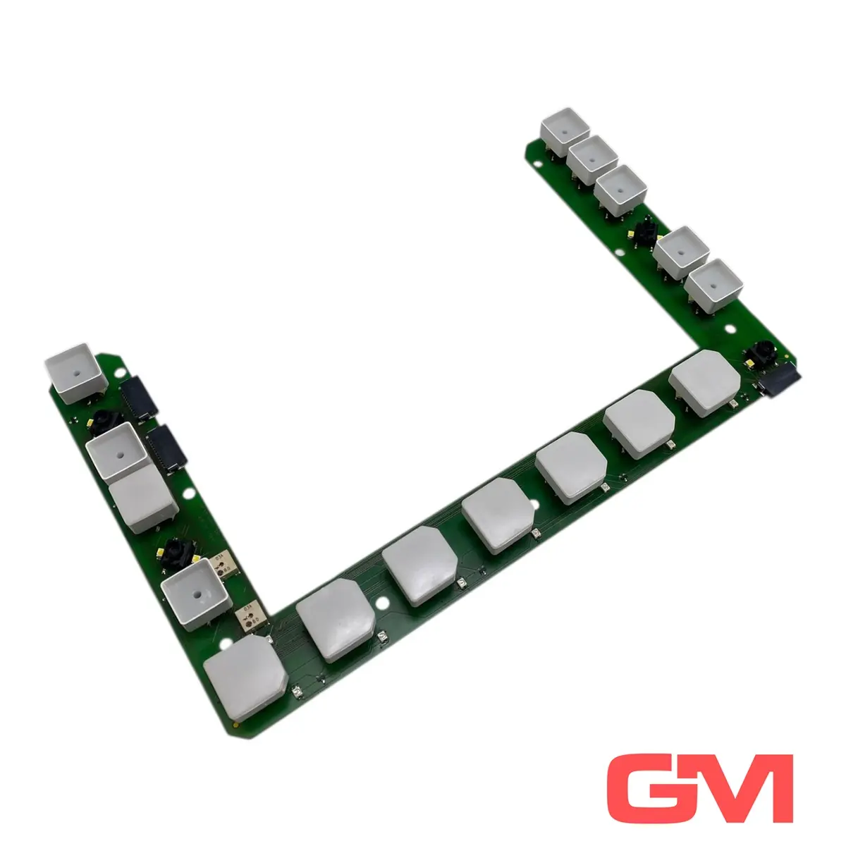 Produktfoto 1 von Jetter Tastaturplatine PCB_JVM_TST10 Rev. 00 keyboard PCB 8 Tasten fehlen