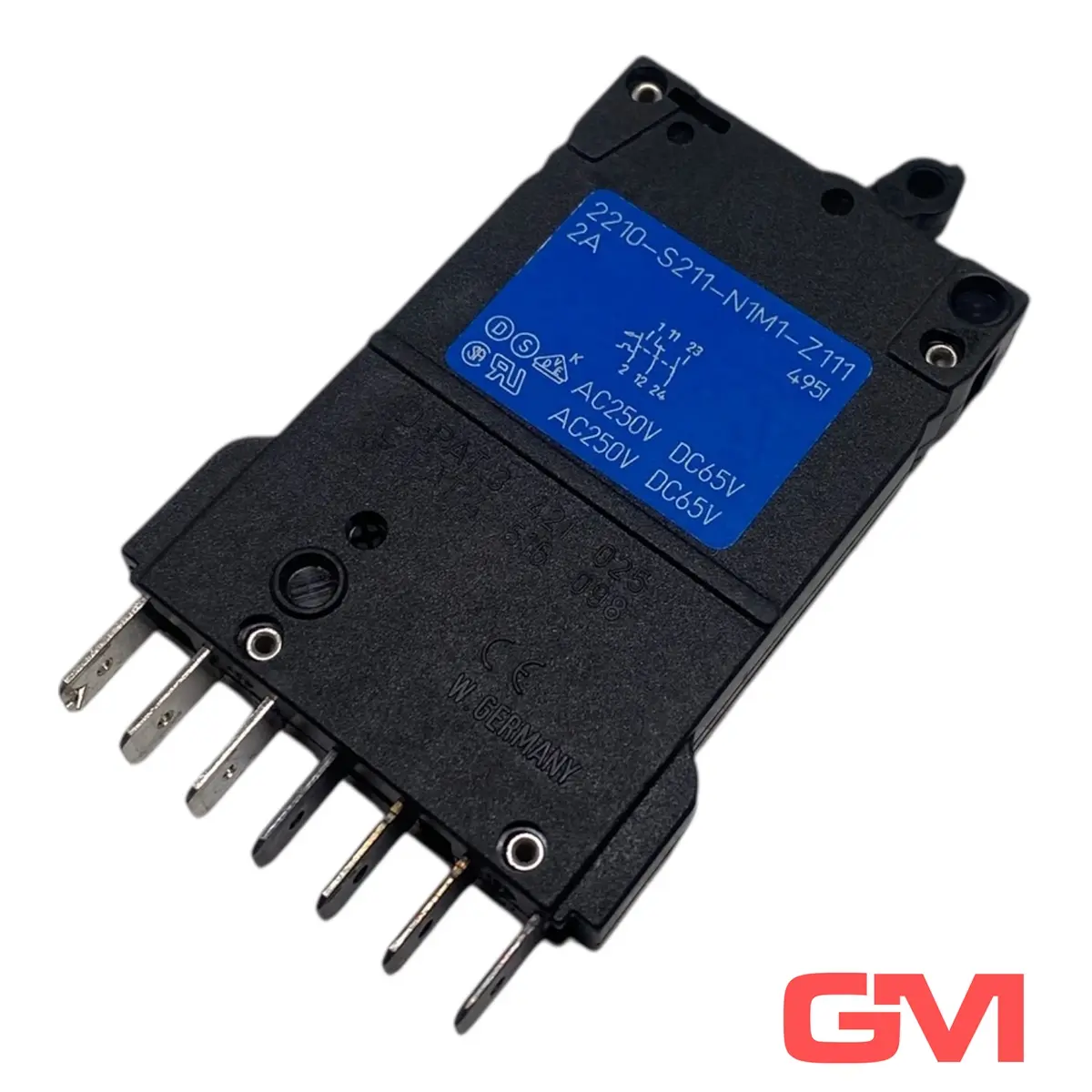 Produktfoto 1 von E-T-A Schutzschalter 2210-S211-N1M1-Z111 2A circuit breaker 2210-S2