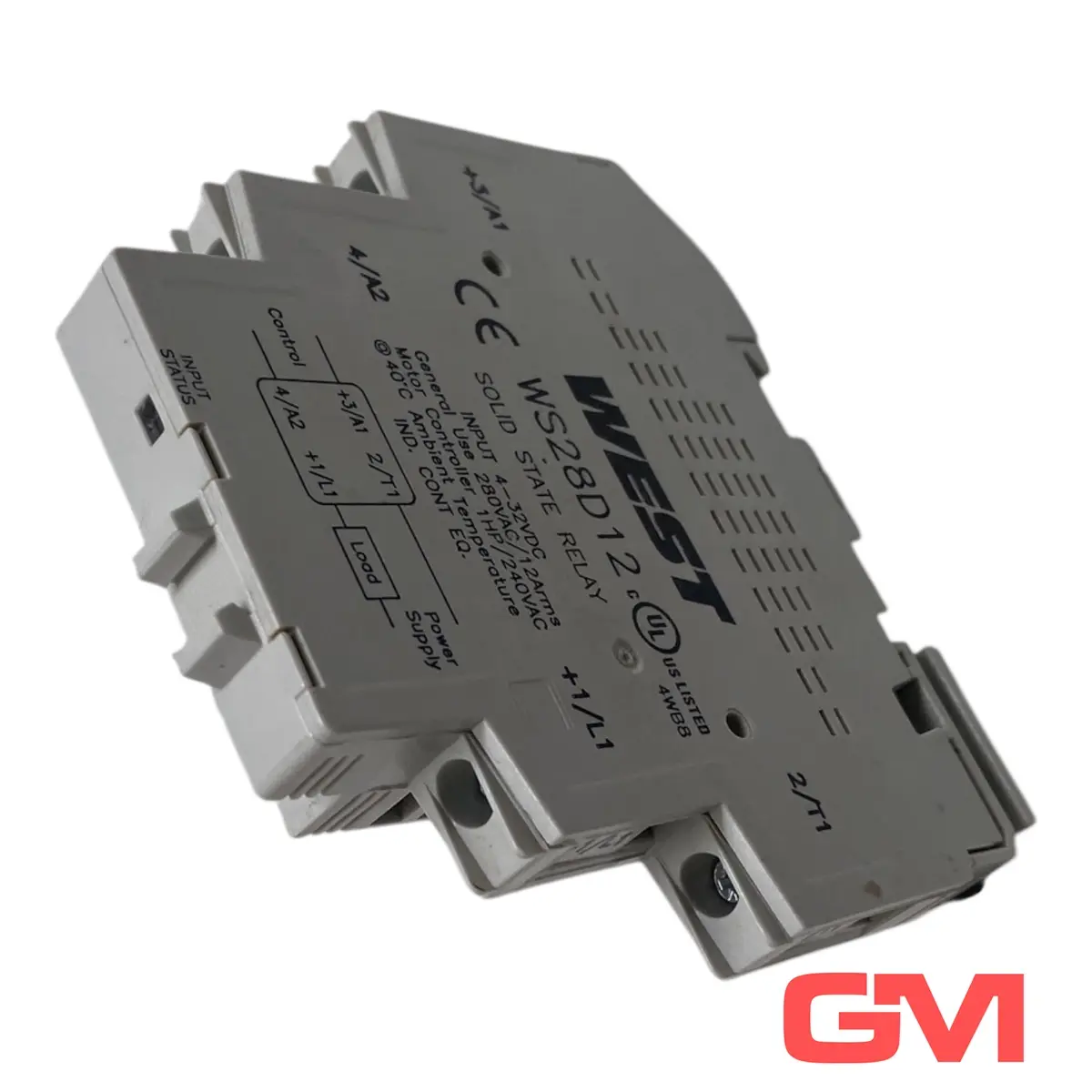 Produktfoto 1 von West Halbleiterrelais WS28D12 solid state relay 280VAC 12A