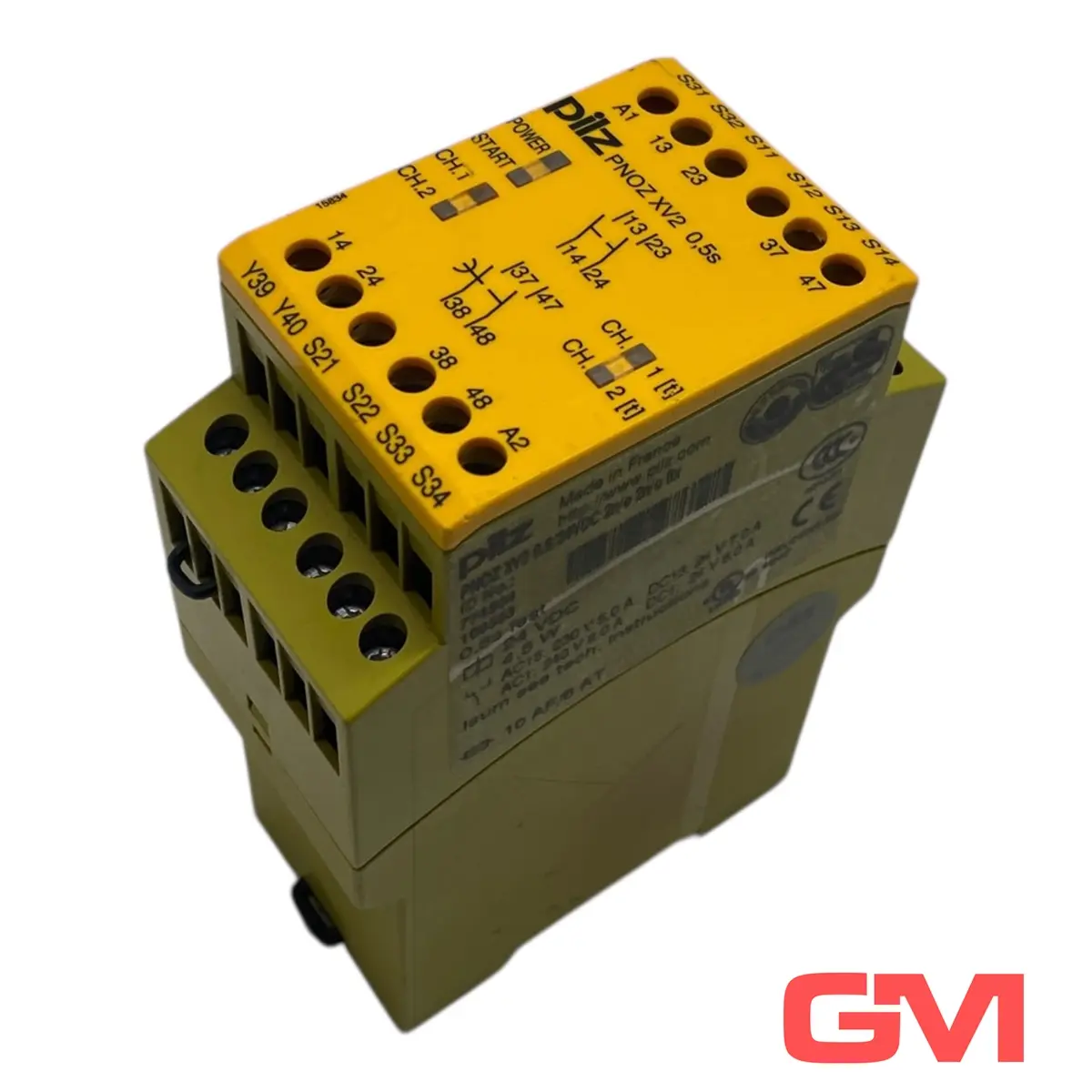 Produktfoto 1 von Pilz Sicherheitsrelais PNOZ XV2 0.5/24VDC 2n/o 2n/o fix safety relay 774504
