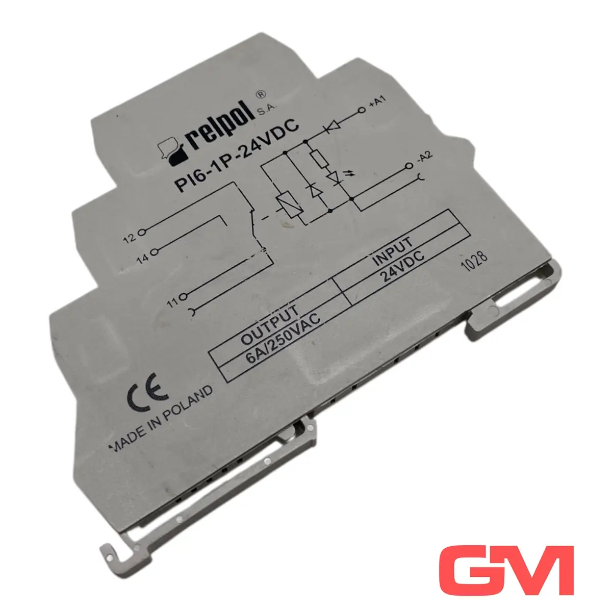 Produktfoto 1 von Relpol Schnittstellenrelais PI6-1P-24VDC Interface relay 805701 1 Wechsler