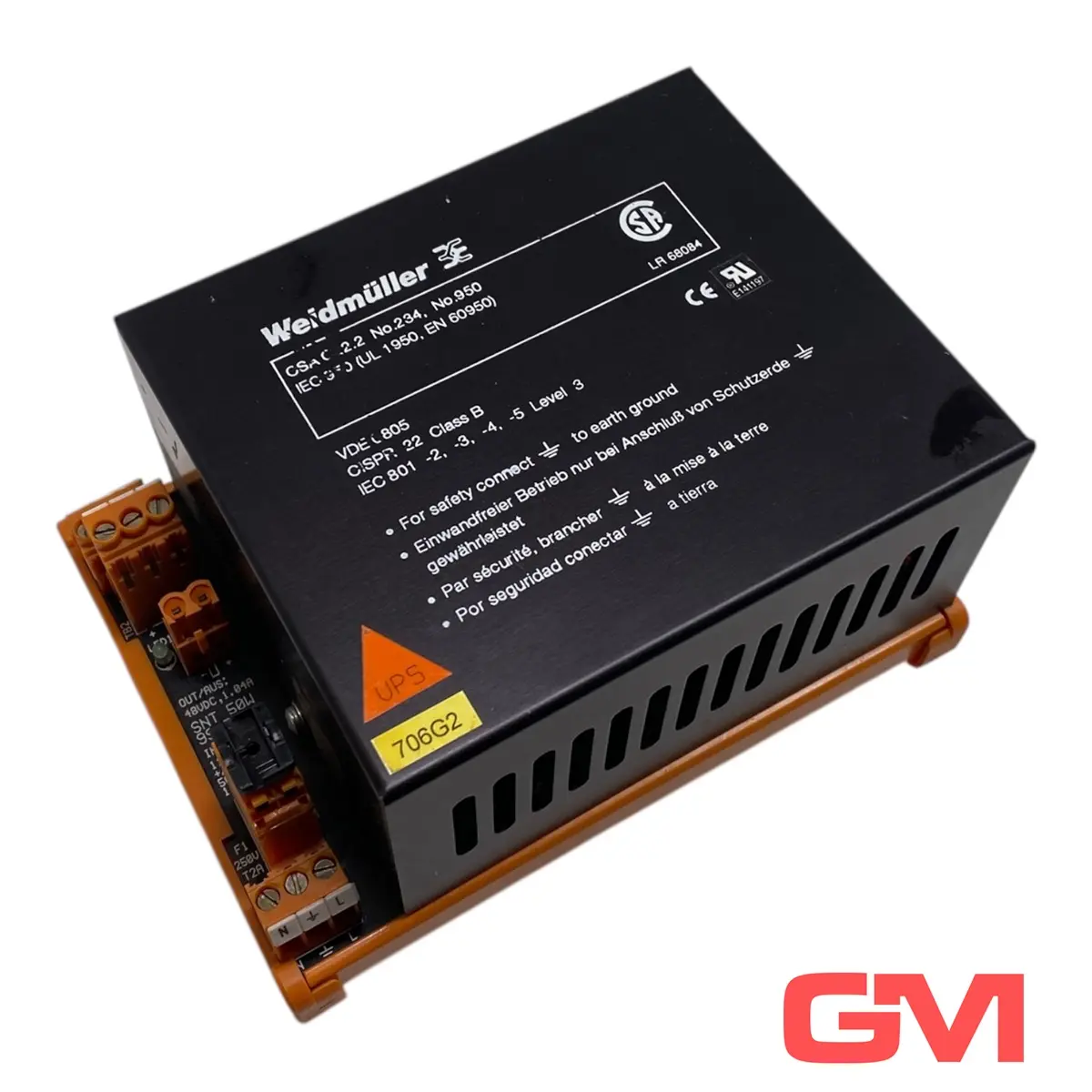 Produktfoto 1 von Weidmüller Schaltnetzteil SNT 50W 991747 power supply 115-230VAC 48VDC 1.04A