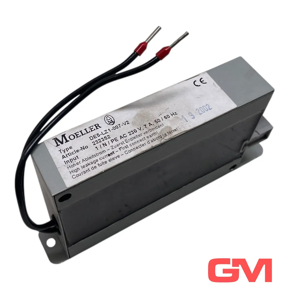 Moeller Funk-Entstörfilter DE5-LZ1-007-V2 EMI/RFI Filter 232352 1/N/PE AC230V