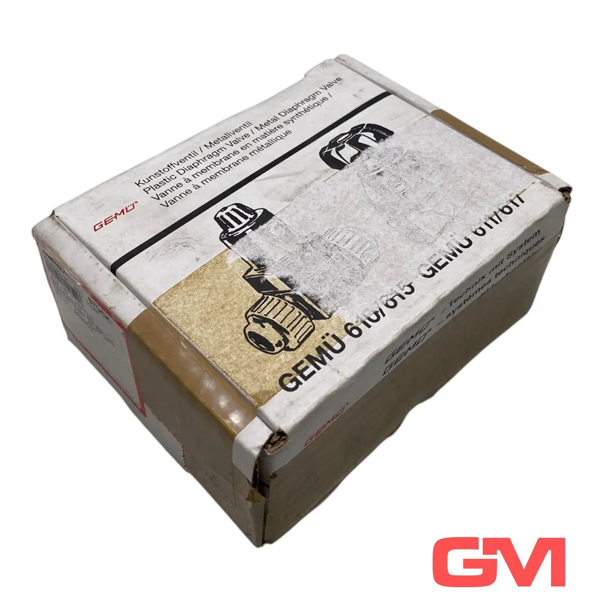 Produktfoto 1 von Gemü Kunststoff-Membranventil 610 15D 7 1141/N plastic diaphragm valve 88009425