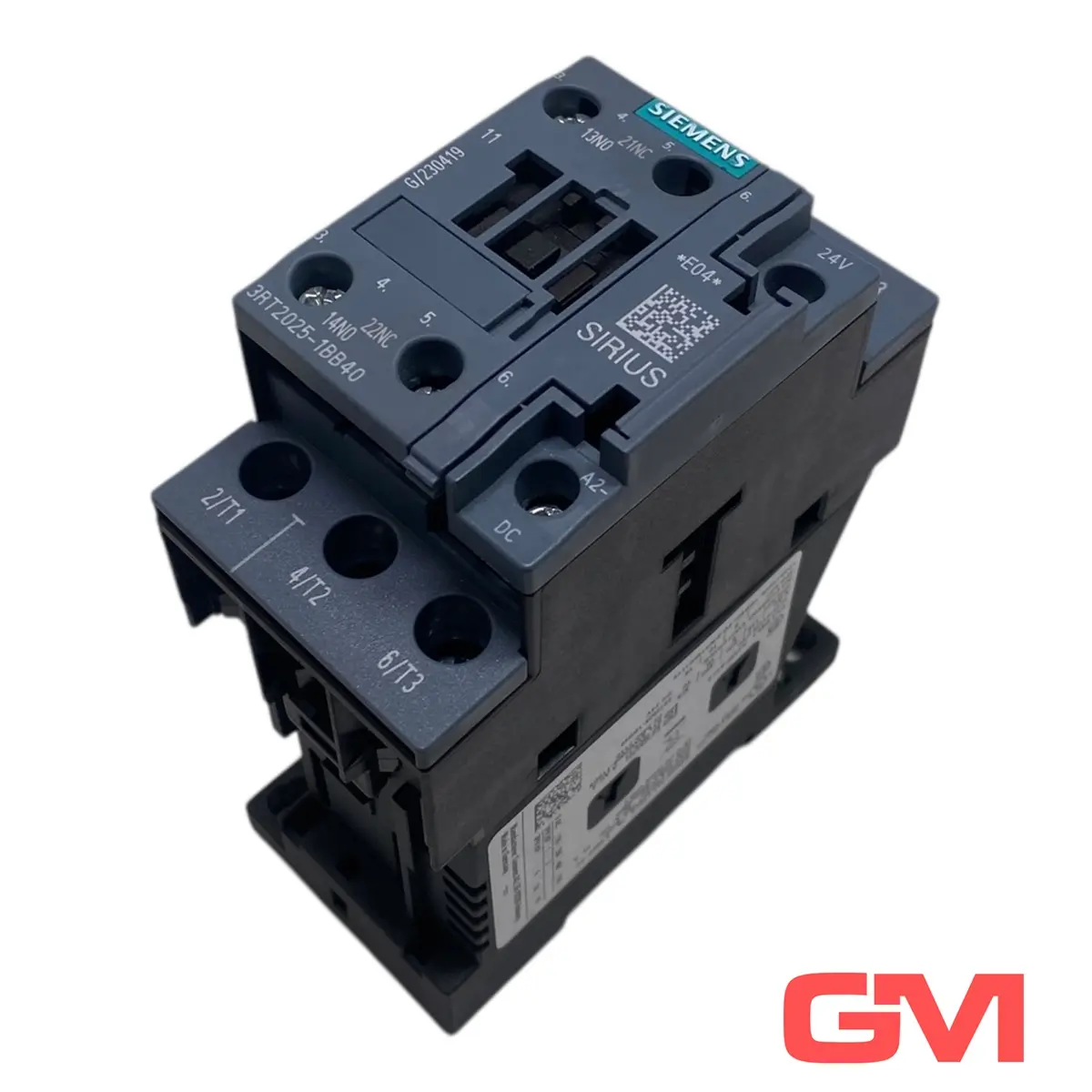 Produktfoto 1 von Siemens Schütz 3RT2025-1BB40 contactor 24V DC Leistungsschütz 1NO + 1NC